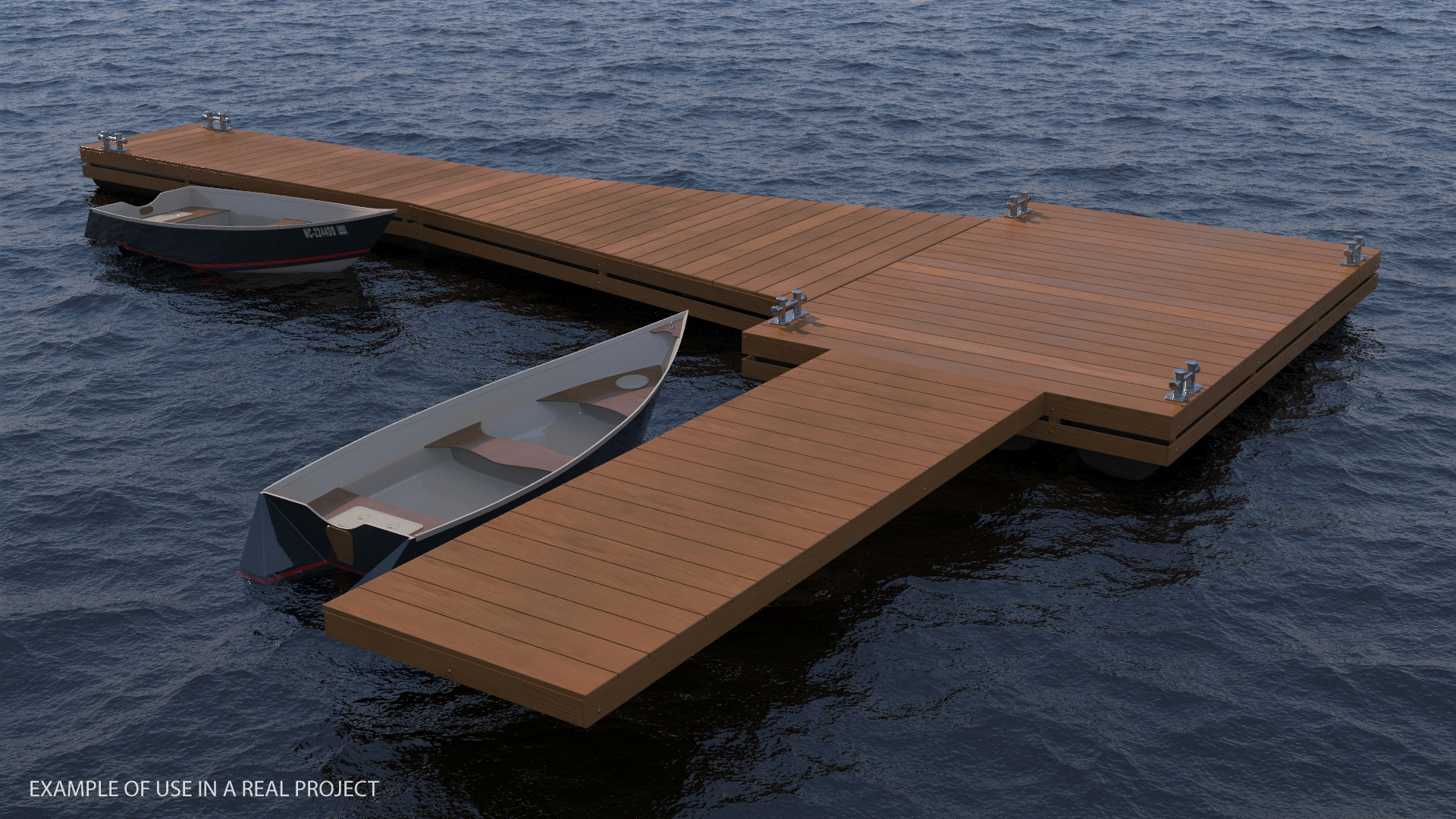 3D Floating Pontoon