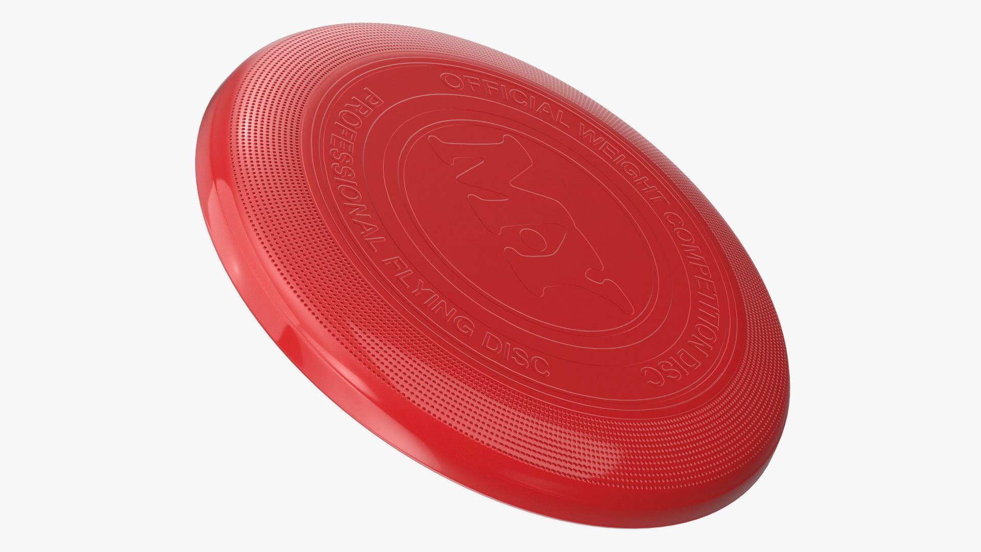 3D Professional Ultimate Frisbee Disc Red model