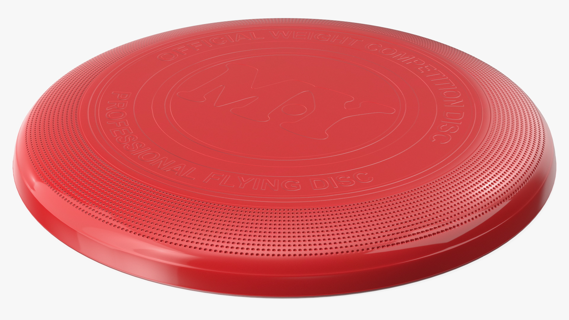 3D Professional Ultimate Frisbee Disc Red model