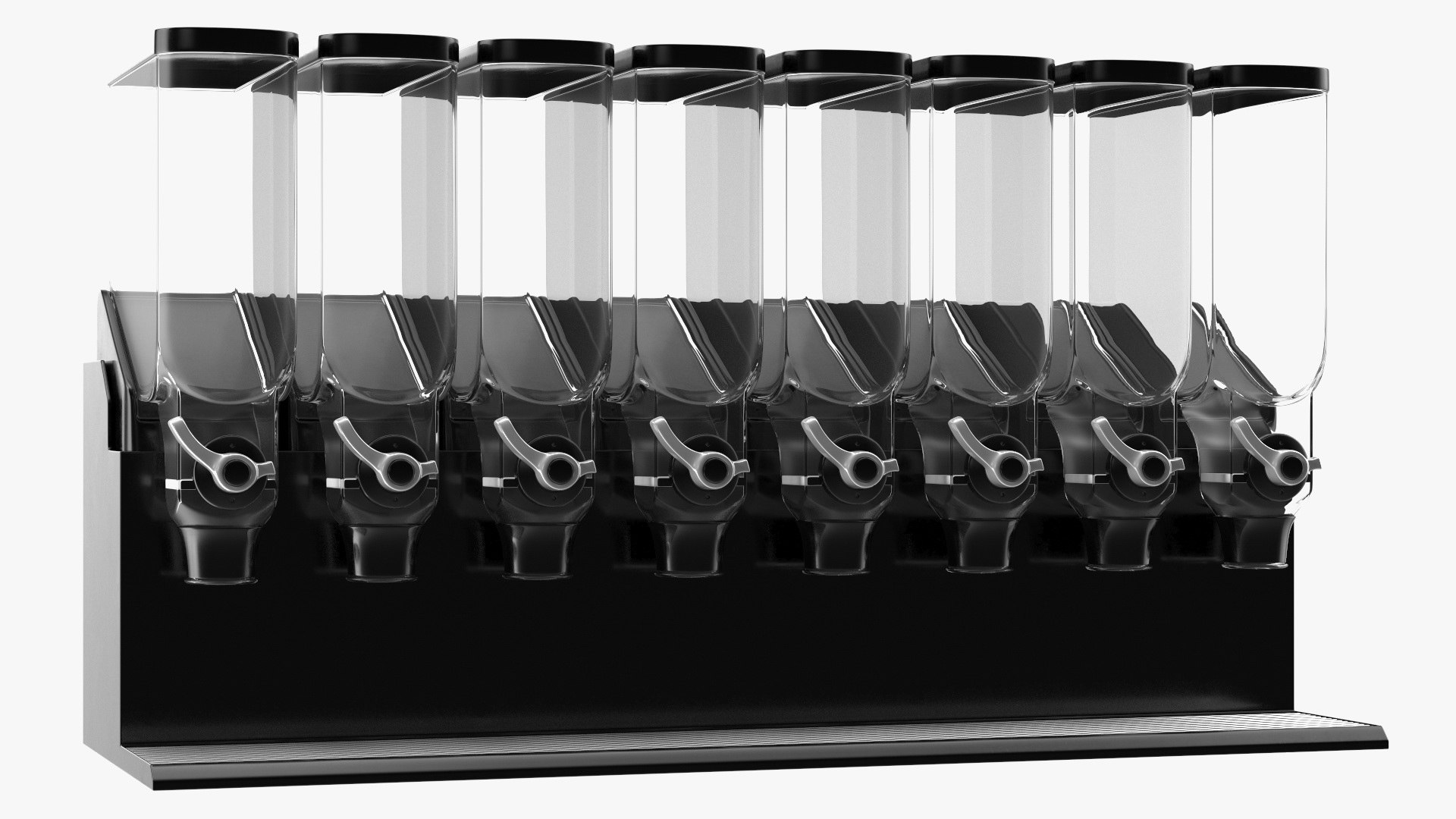 Free Flow Wall Mounted Bulk Dispenser 3D