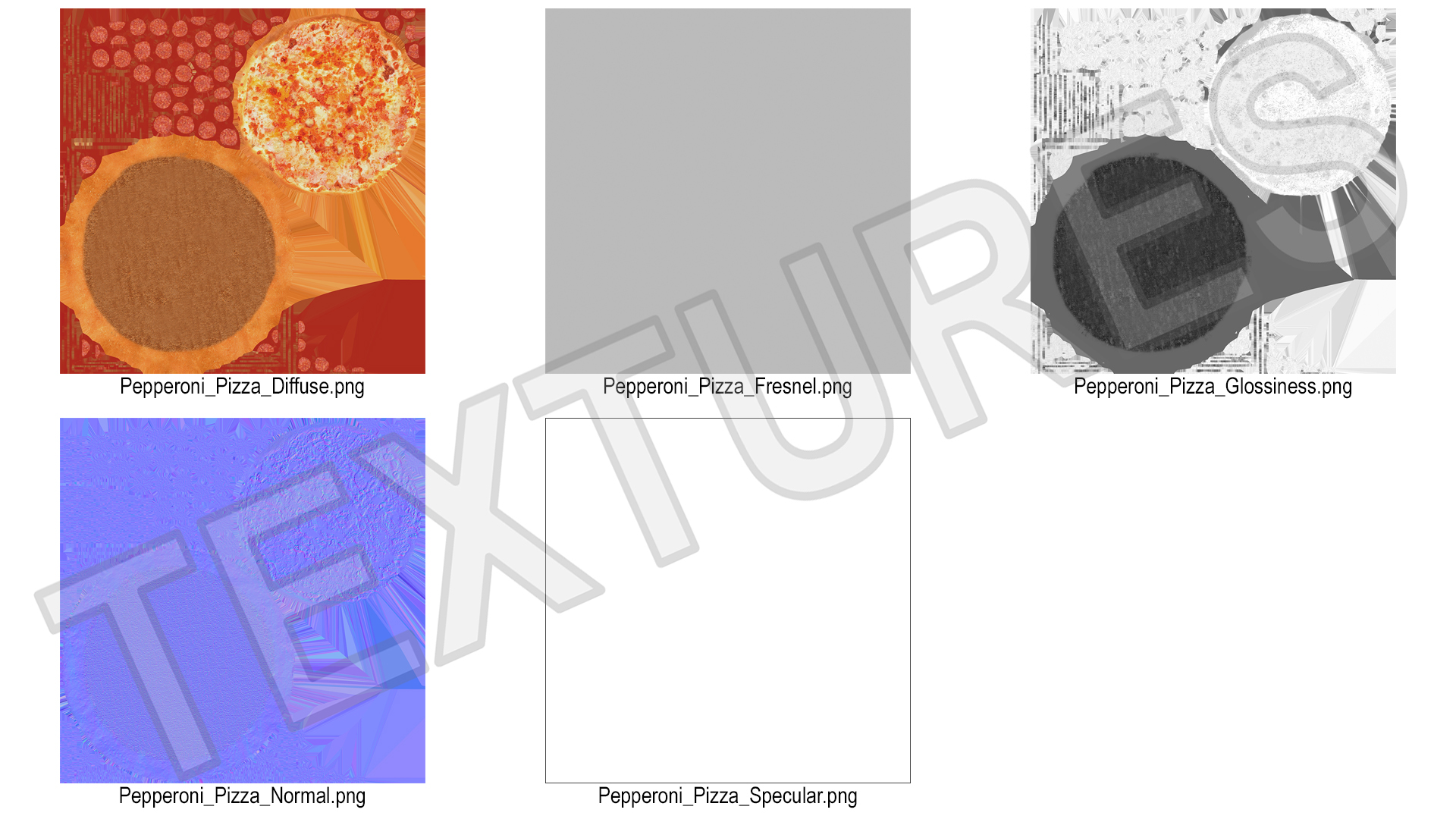 Pepperoni Pizza on Plate 3D model