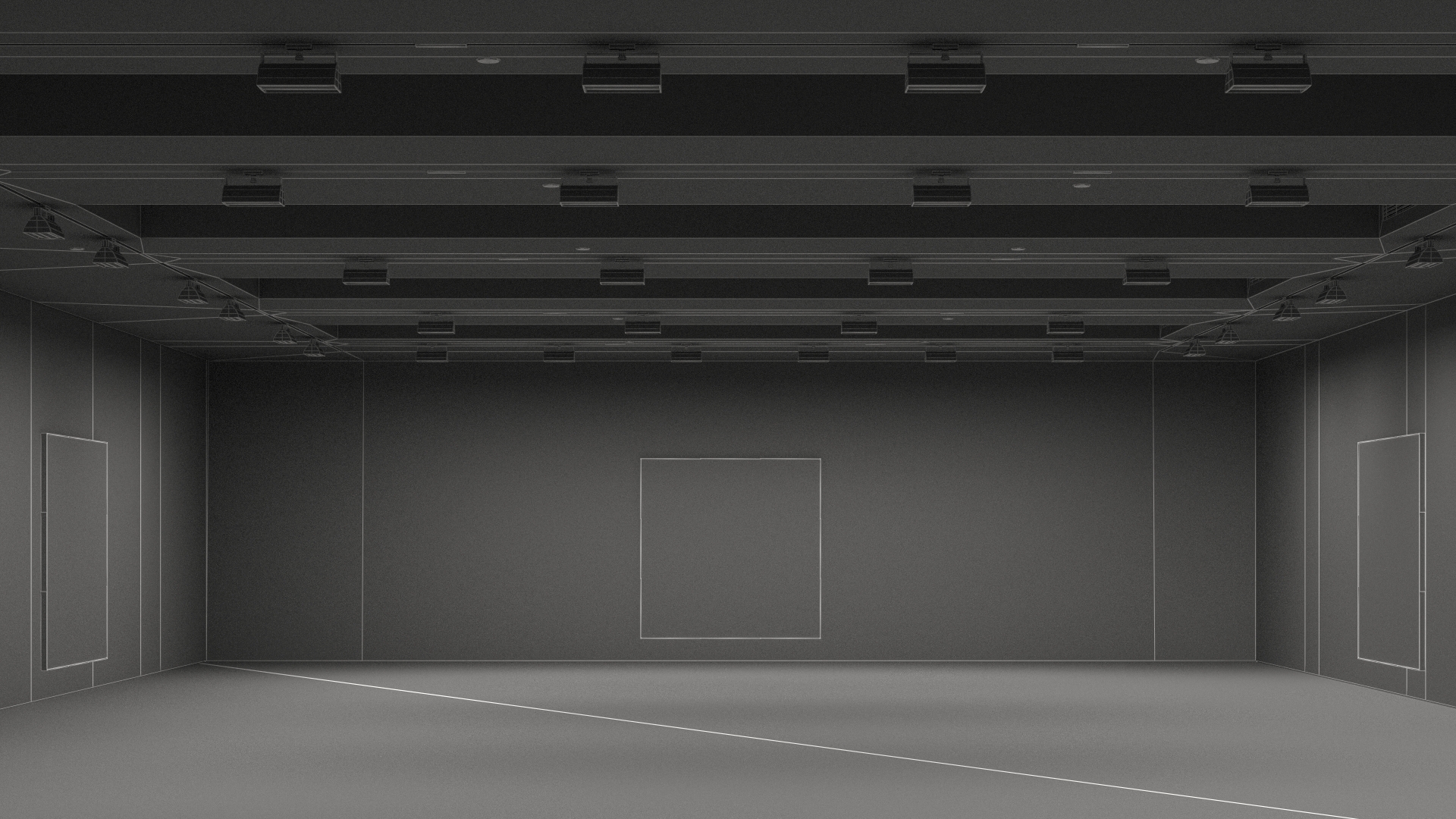 3D model Art Gallery Interior