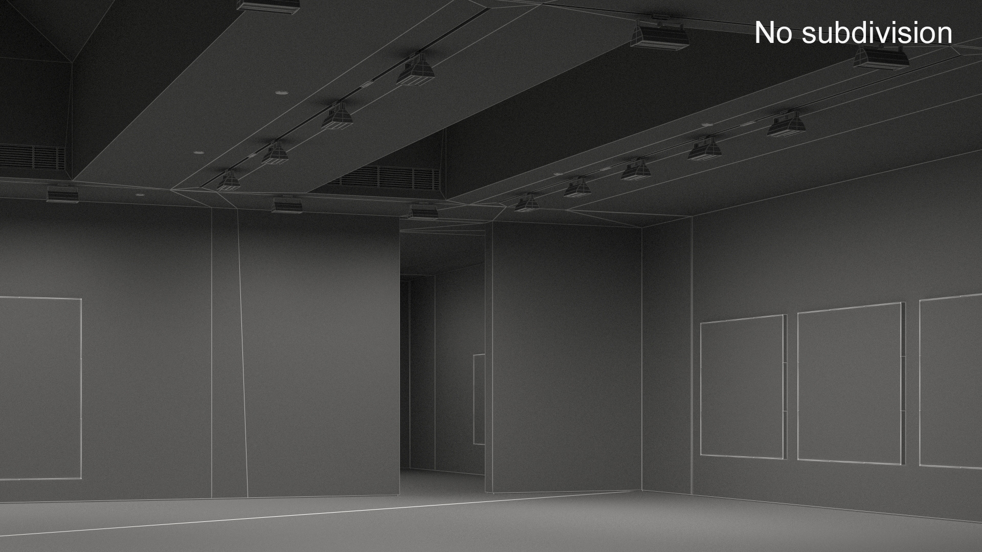 3D model Art Gallery Interior