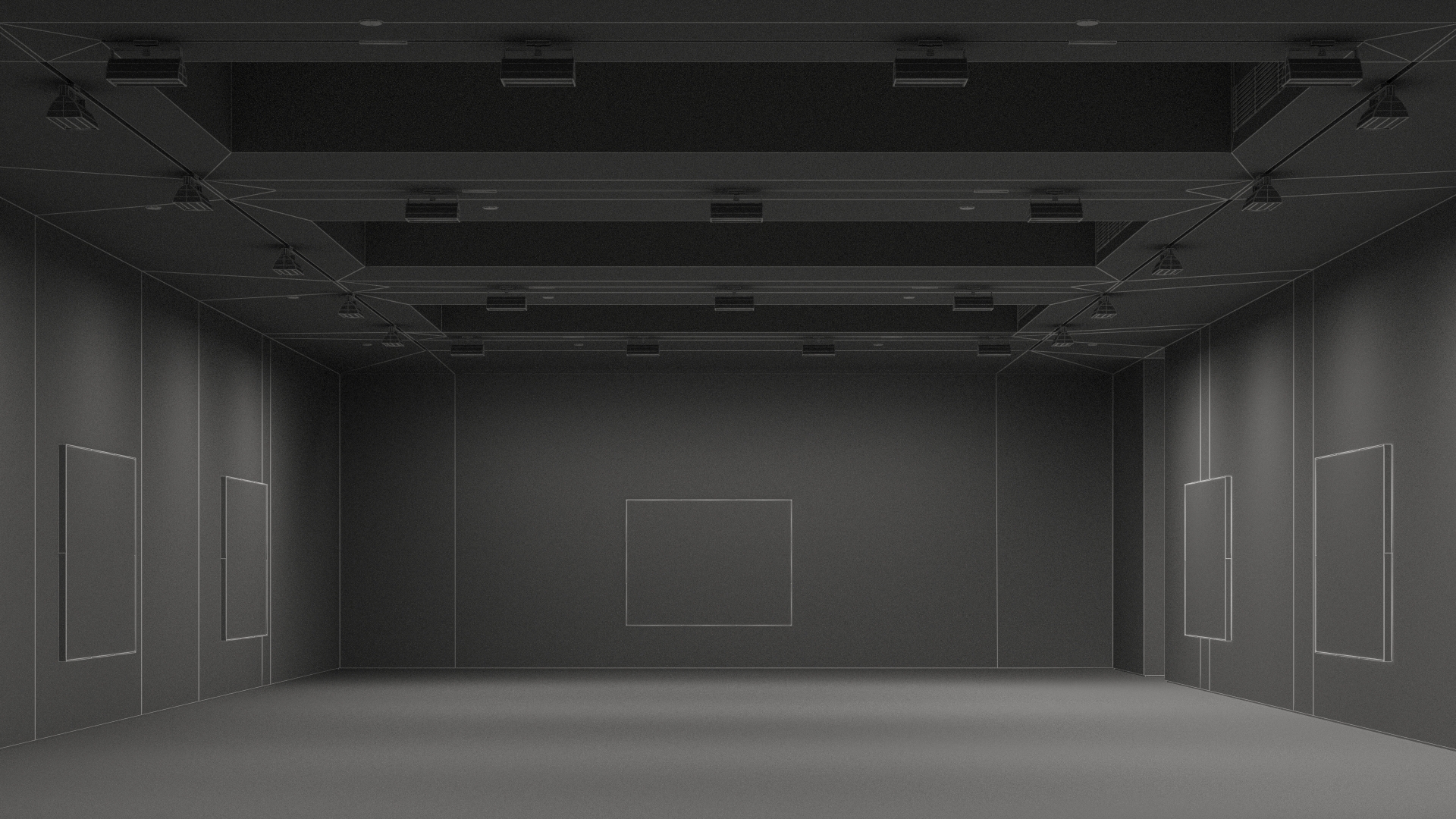 3D model Art Gallery Interior