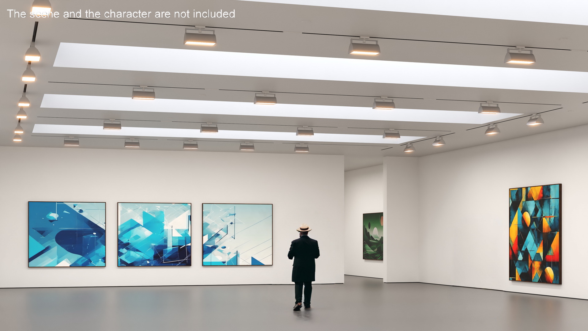 3D model Art Gallery Interior