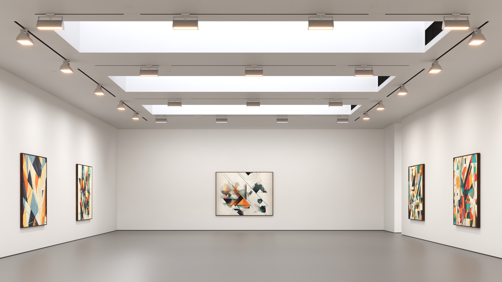 3D model Art Gallery Interior