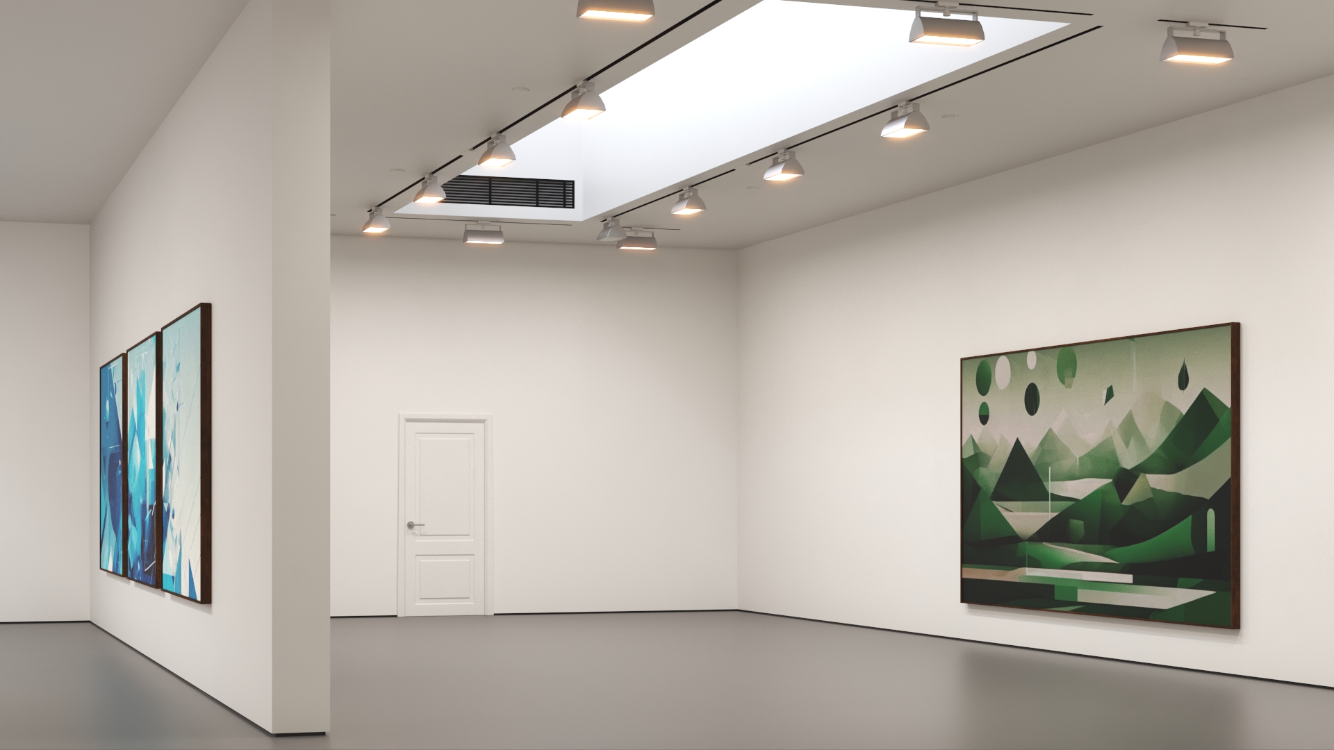 3D model Art Gallery Interior