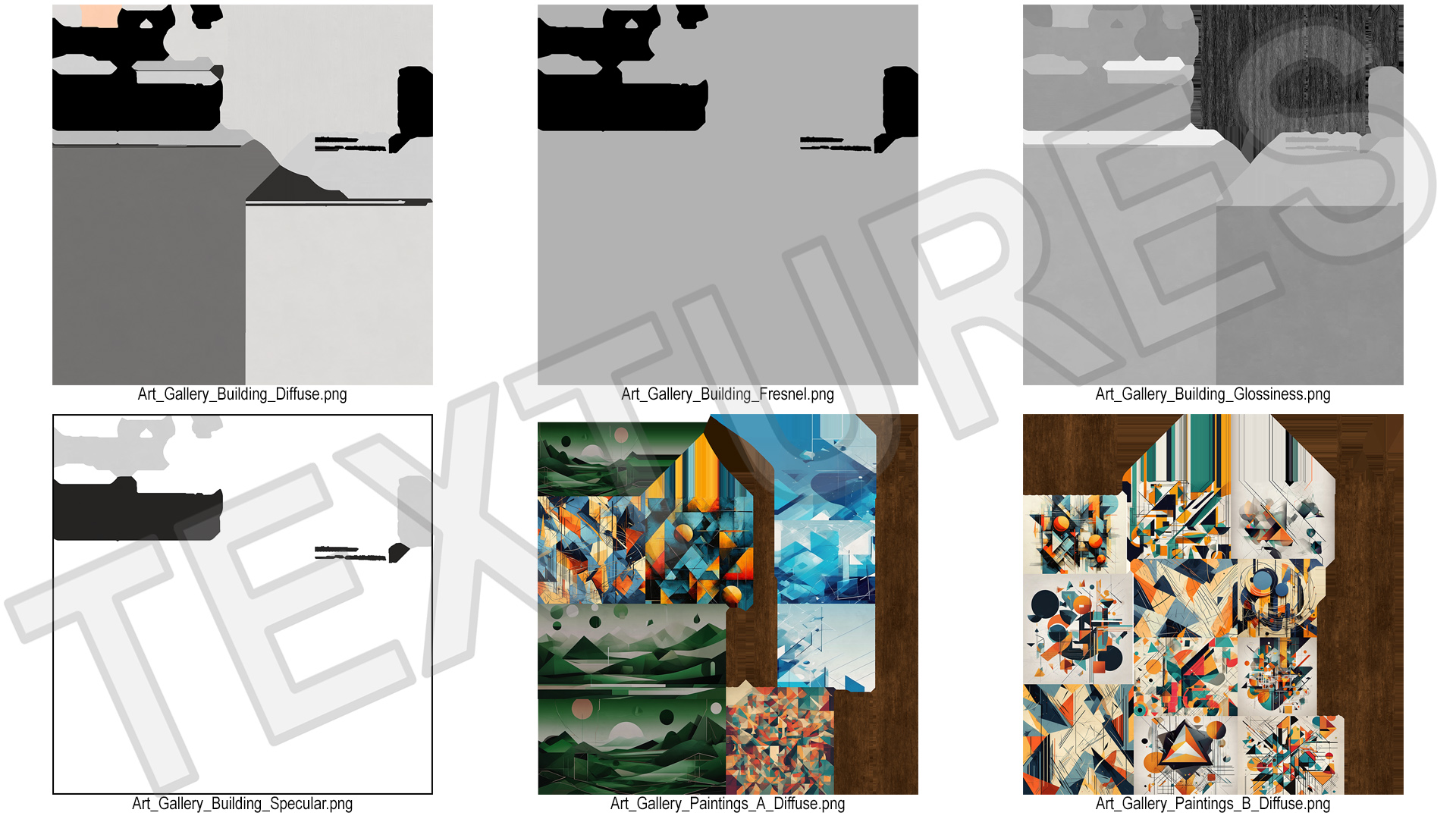 3D model Art Gallery Interior