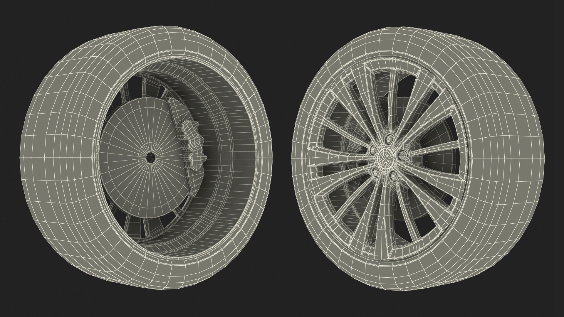 Range Rover Wheel 3D