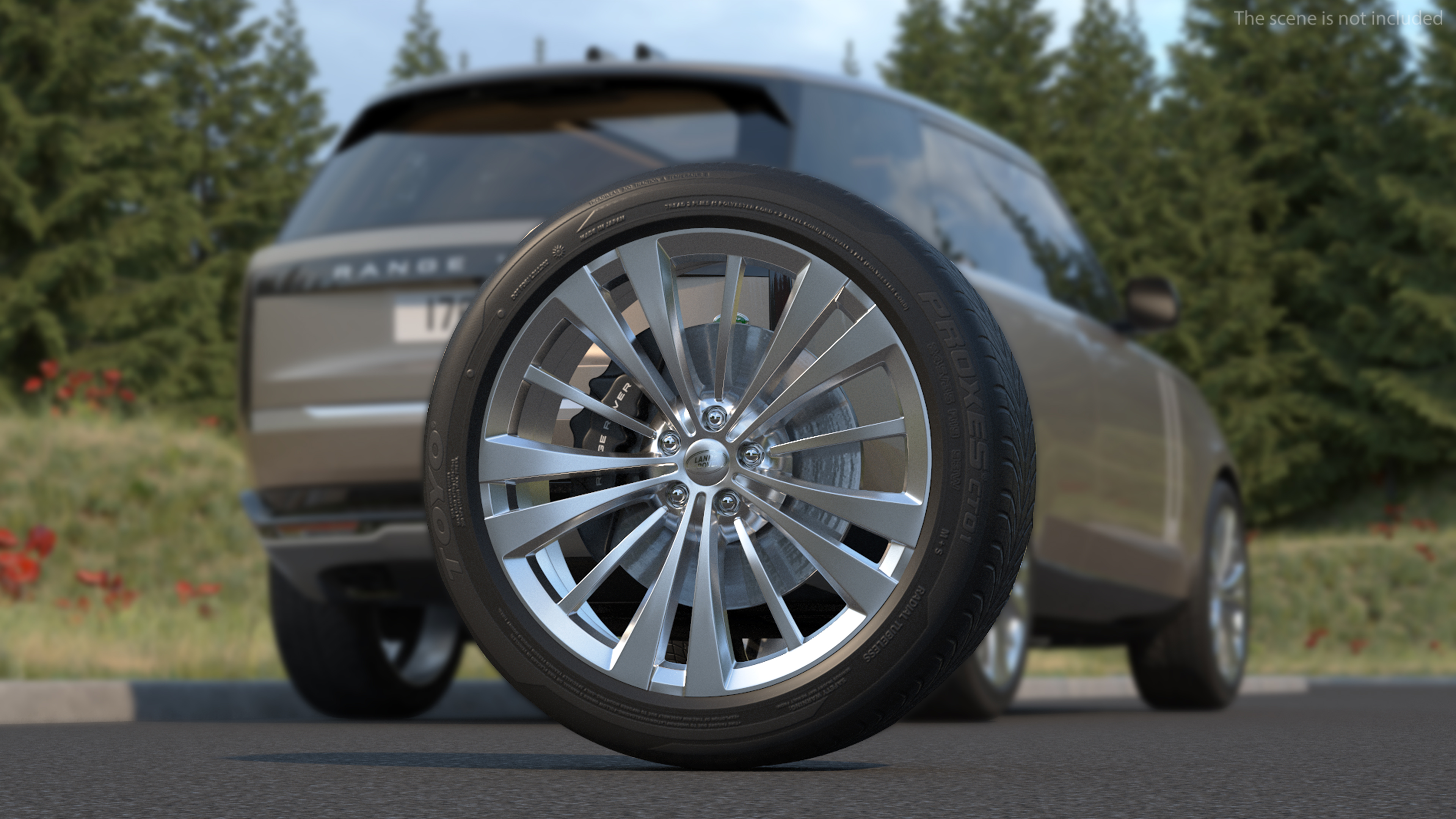 Range Rover Wheel 3D
