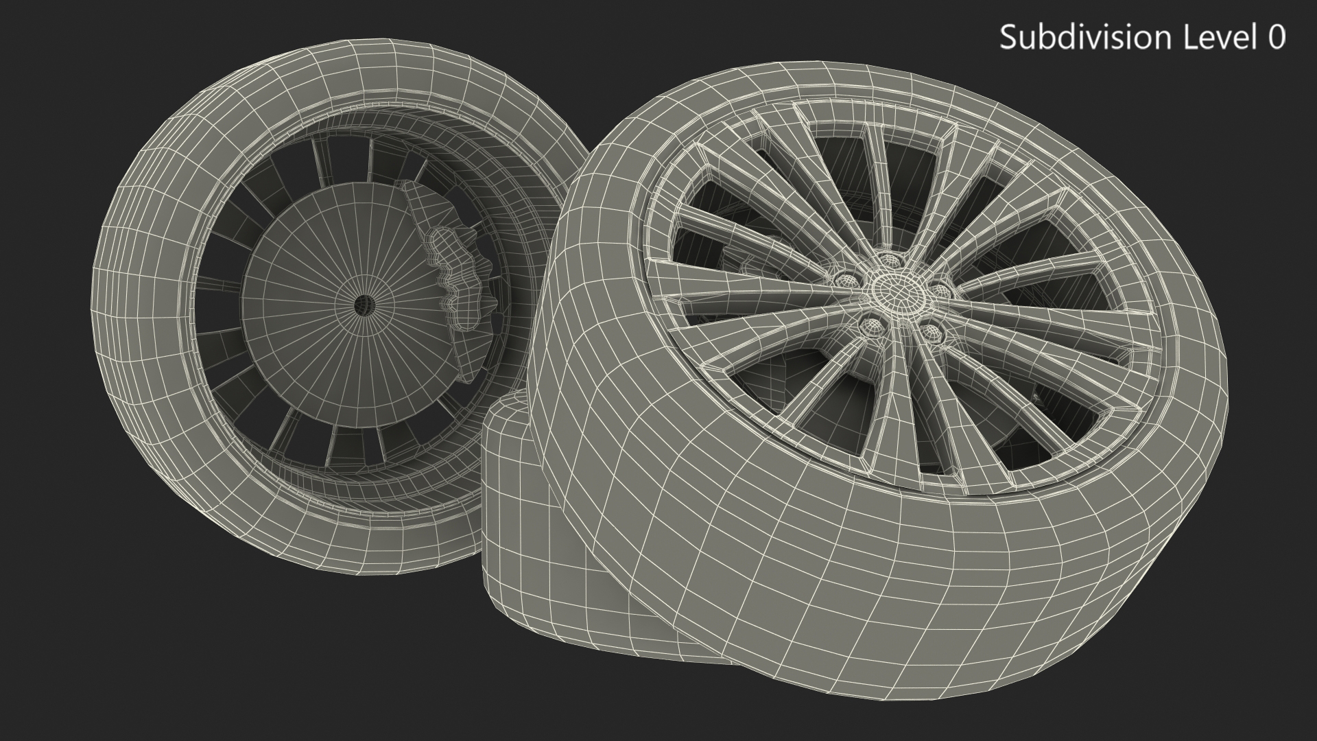 Range Rover Wheel 3D