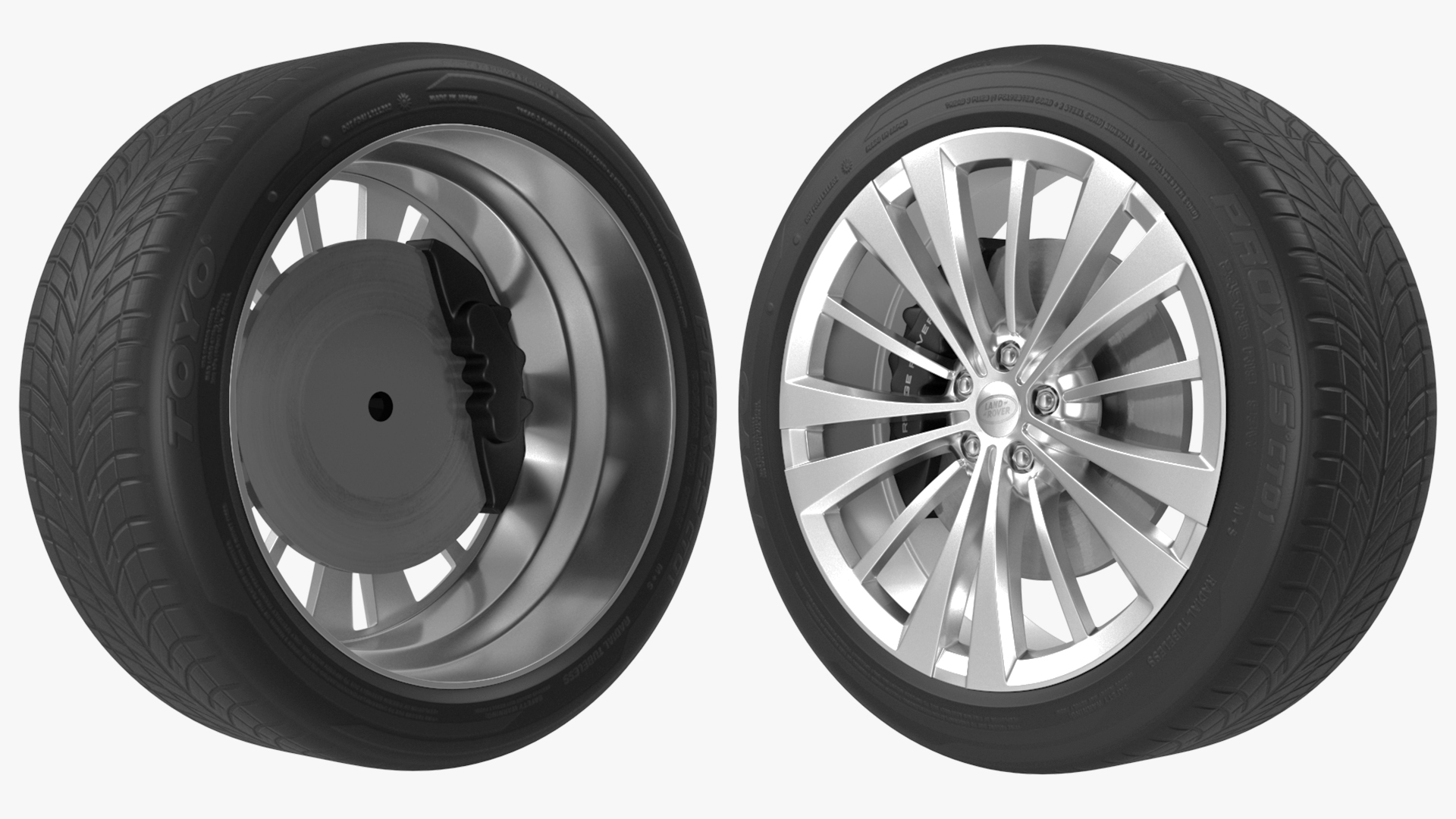 Range Rover Wheel 3D