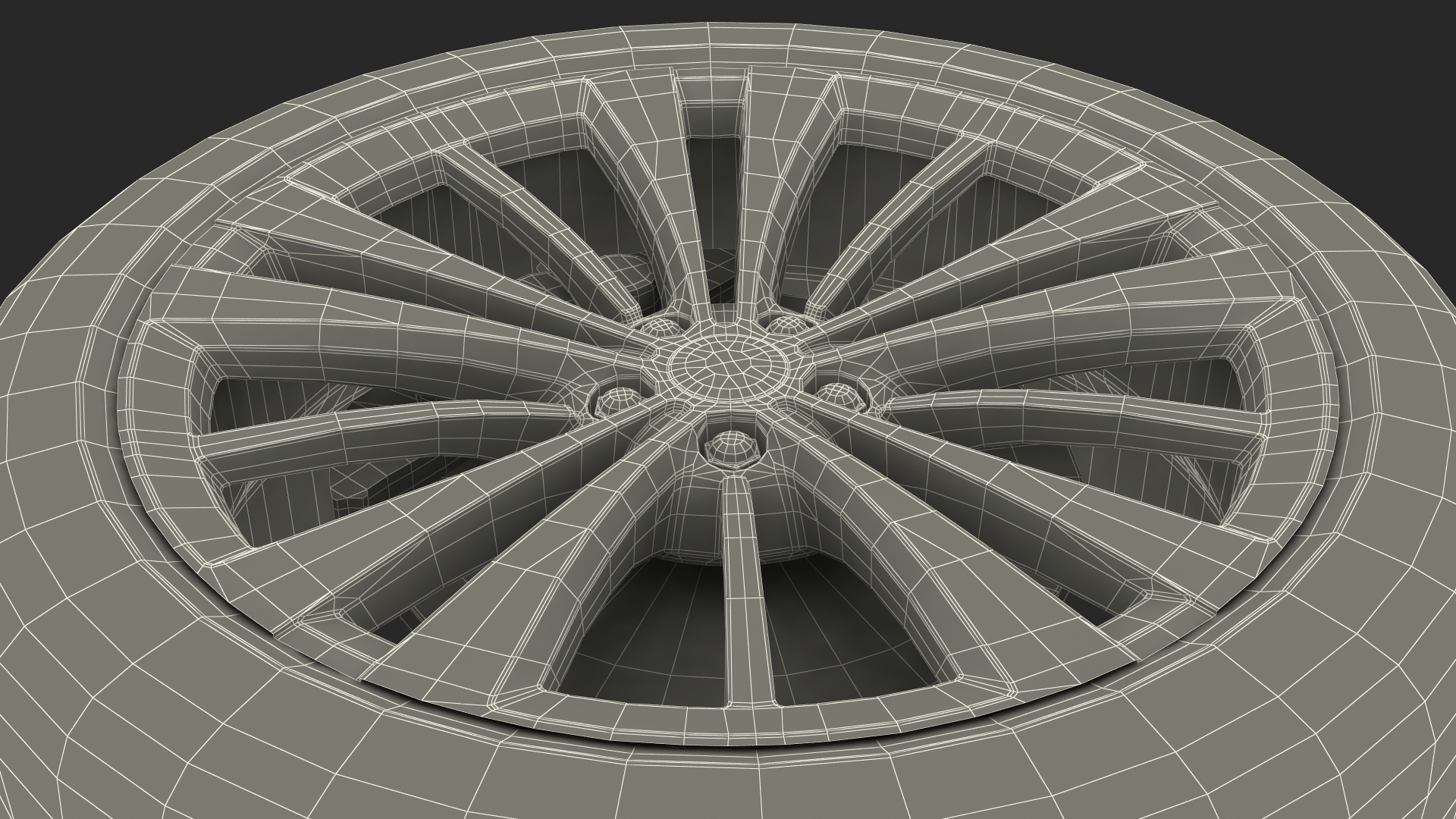 Range Rover Wheel 3D