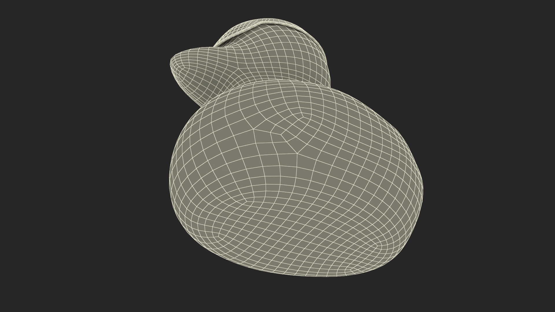 Glasses Black for Rubber Duck 3D model