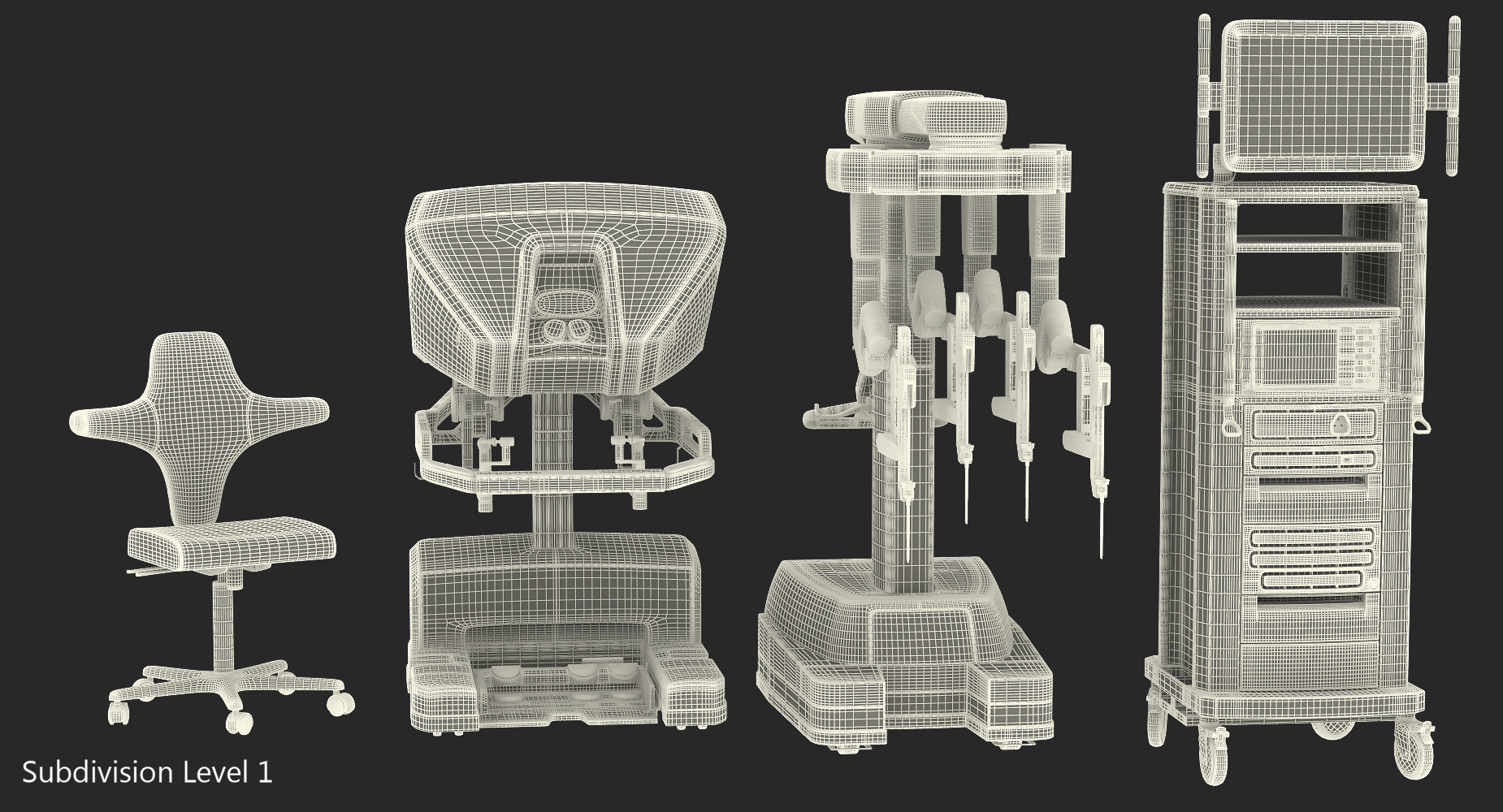 Da Vinci Surgical System 3D model