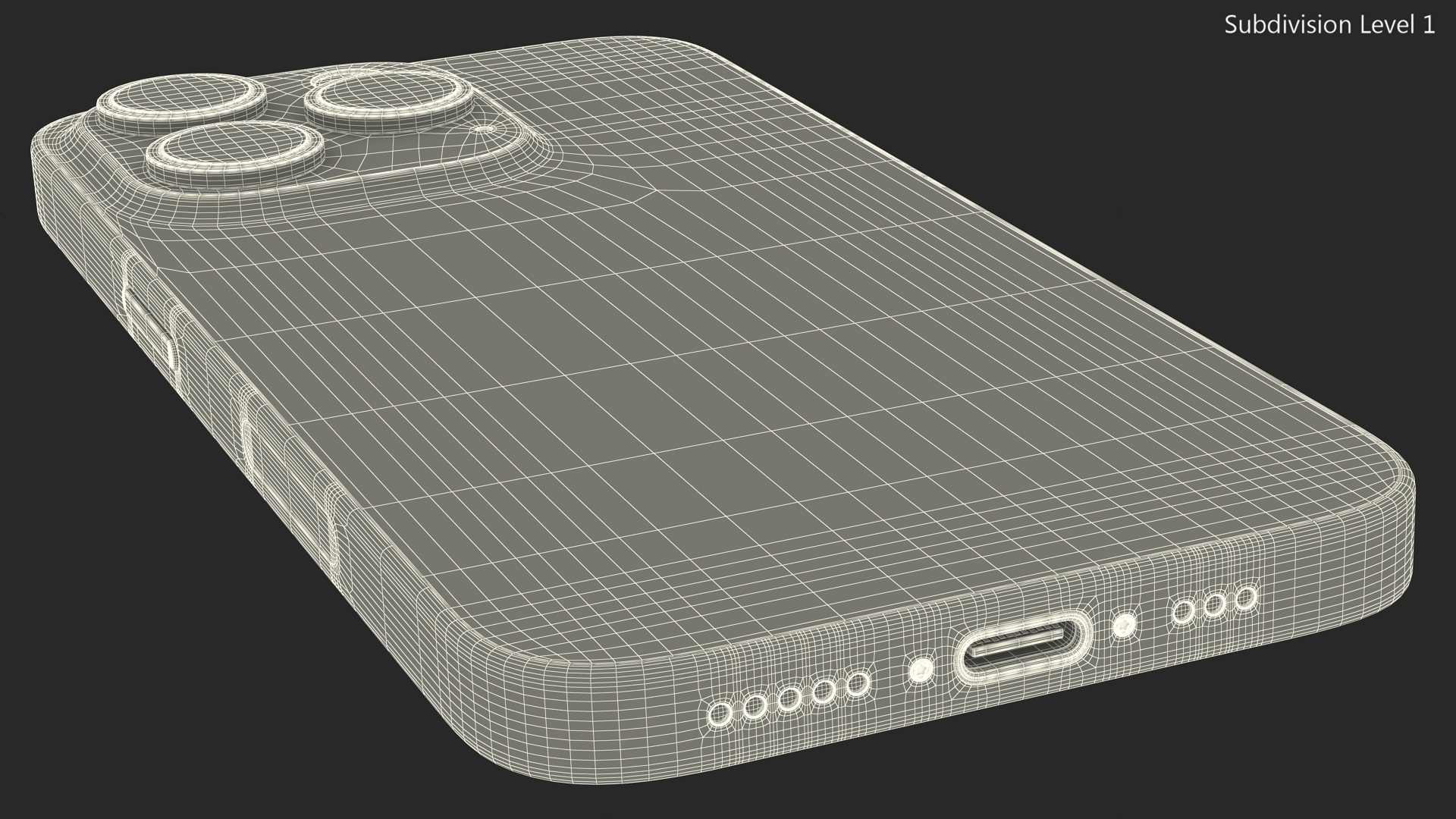 Apple IPhone 15 Pro Black Titanium 3D model