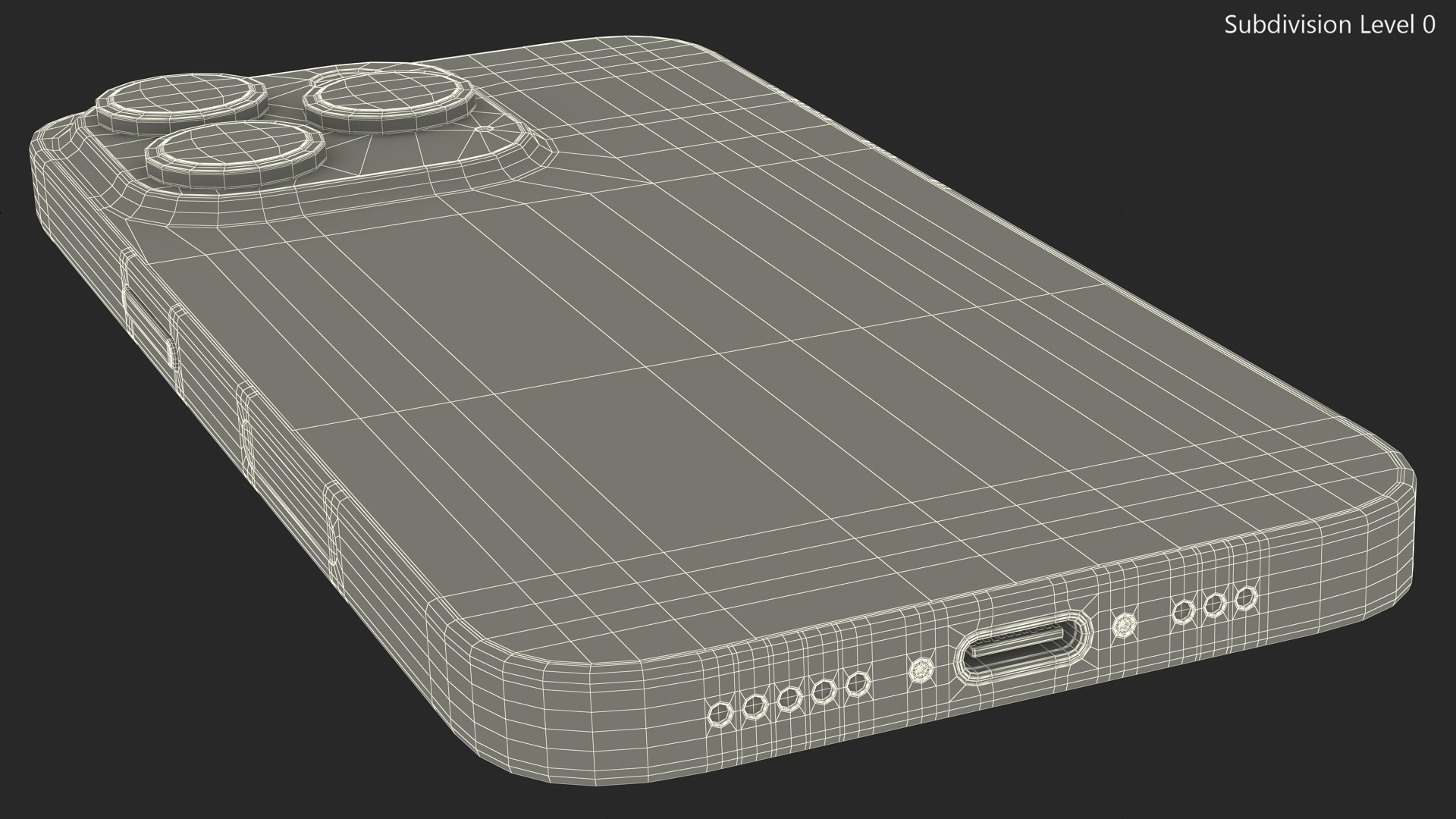 Apple IPhone 15 Pro Black Titanium 3D model