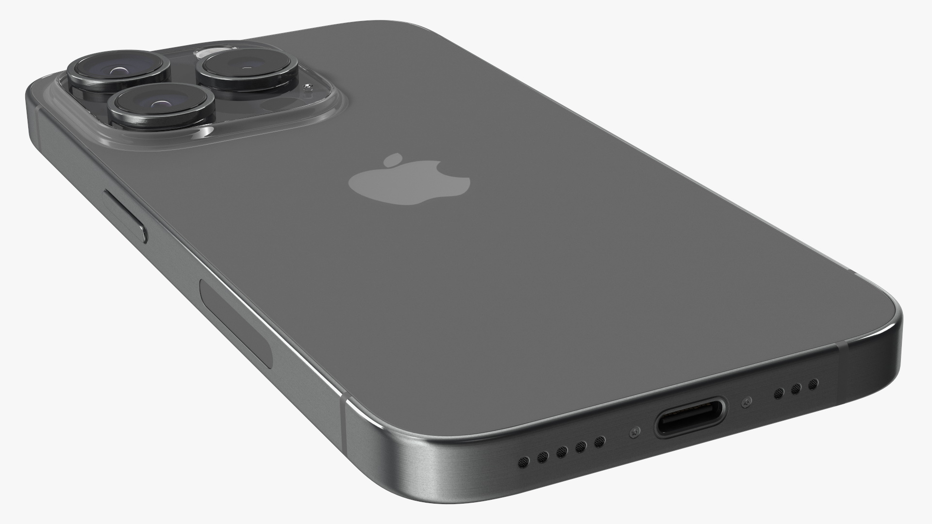 Apple IPhone 15 Pro Black Titanium 3D model