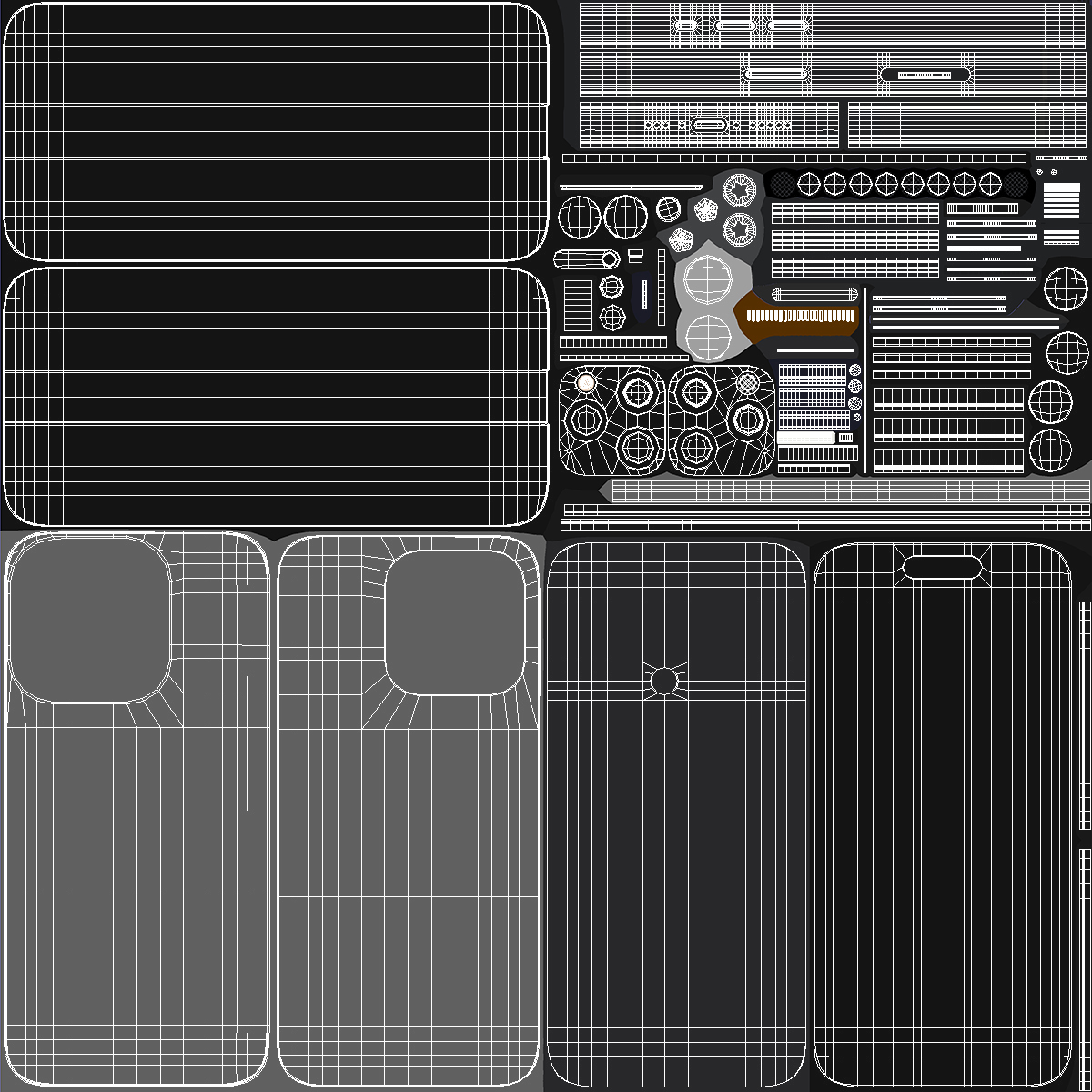 Apple IPhone 15 Pro Black Titanium 3D model
