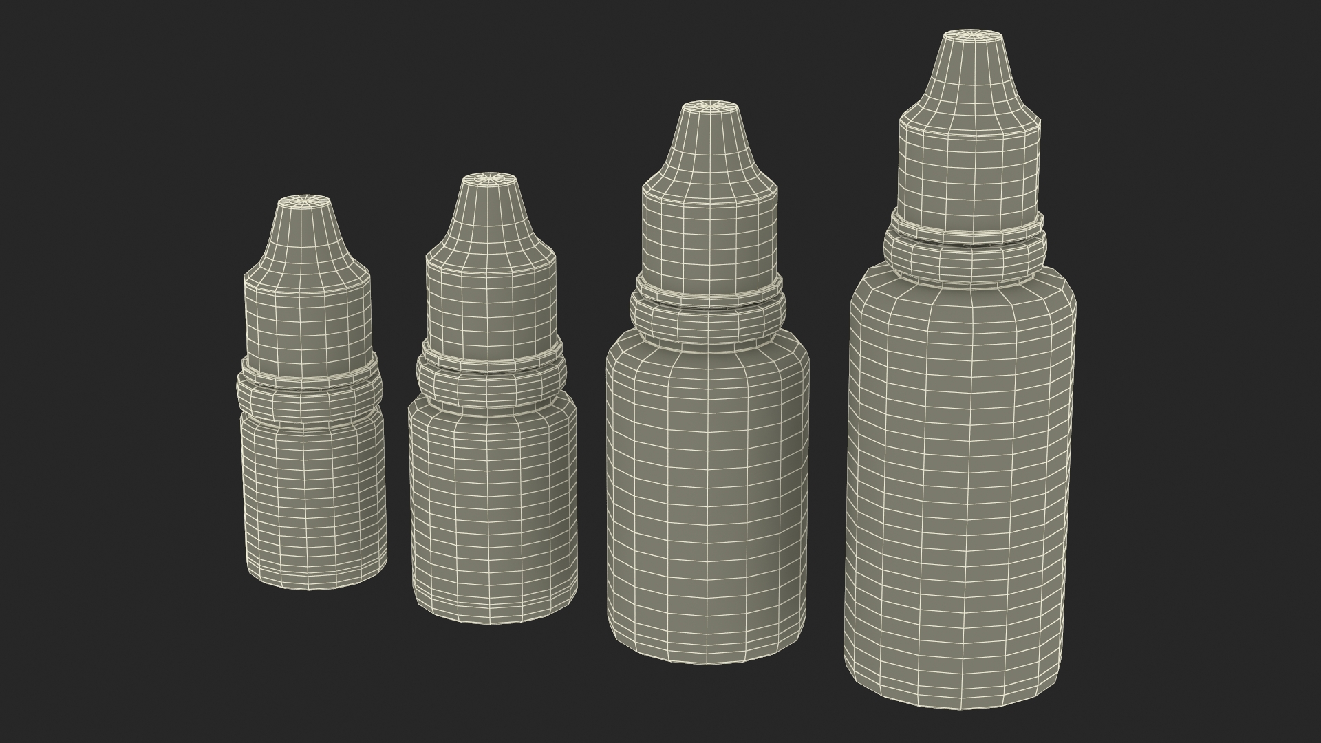 3D Plastic Dropper Bottles 5ml-30ml Set