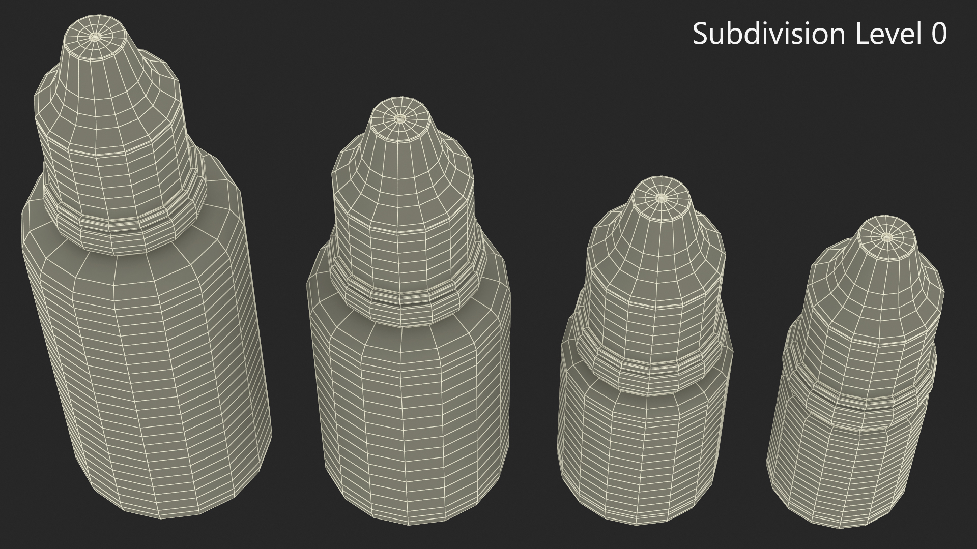 3D Plastic Dropper Bottles 5ml-30ml Set