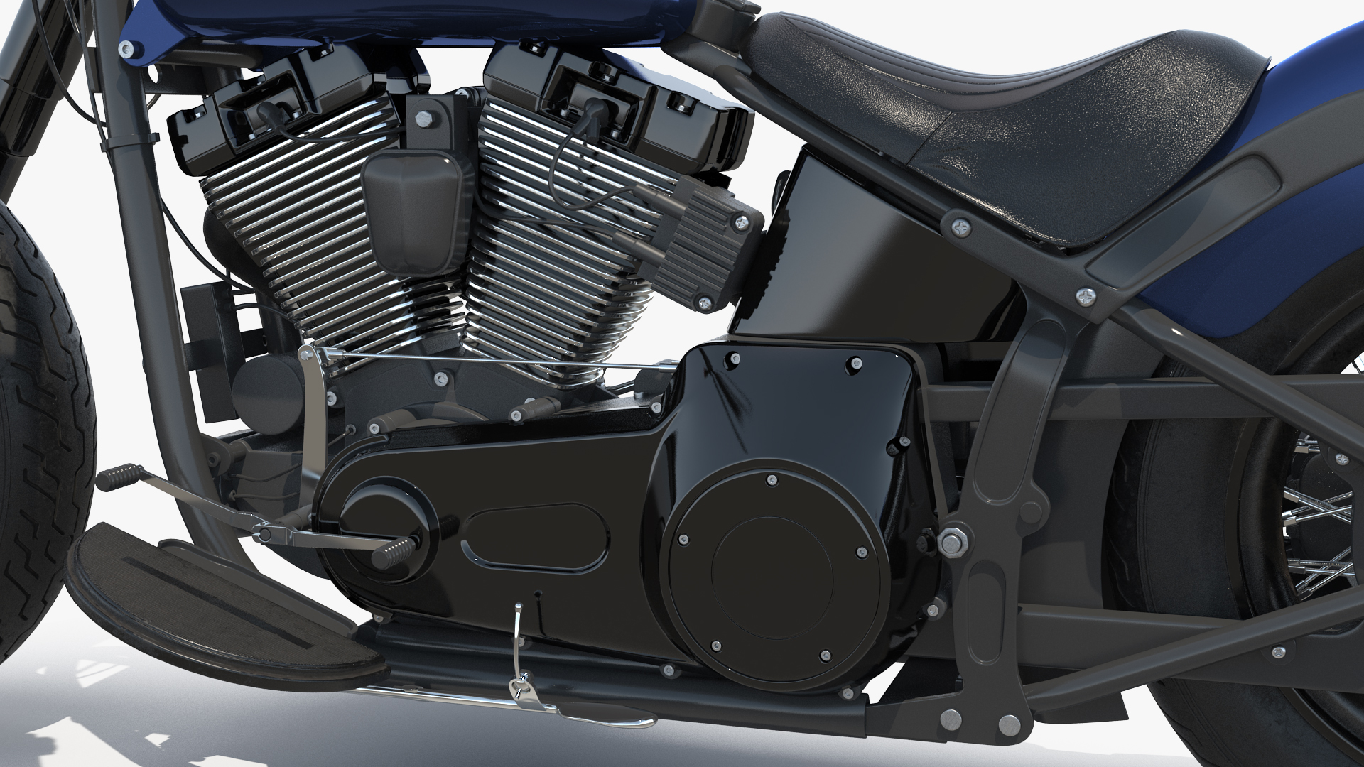 3D Softail Motorcycle Generic