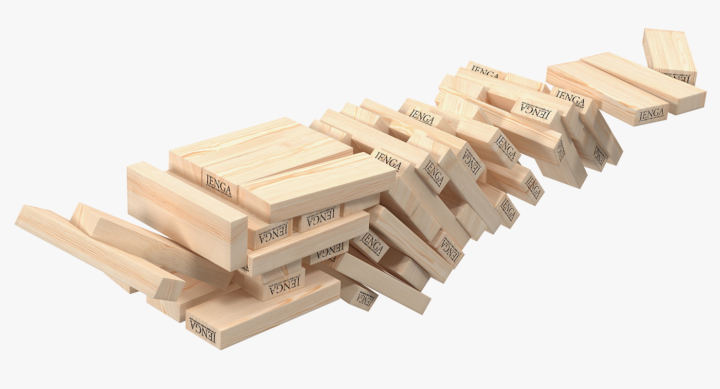 Jenga Game Bricks 3D