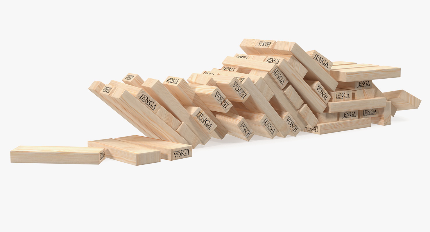 Jenga Game Bricks 3D