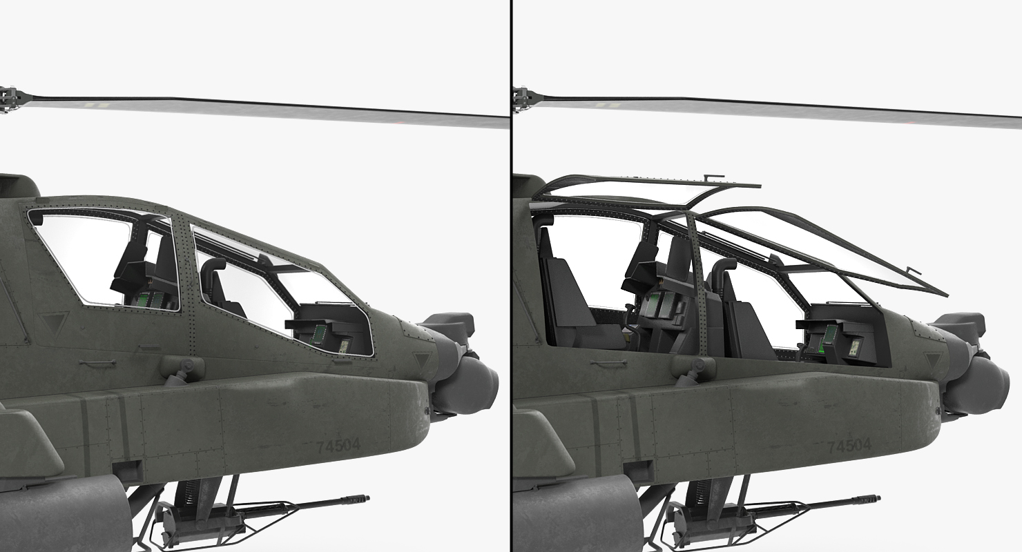 3D AH 64D Apache Longbow