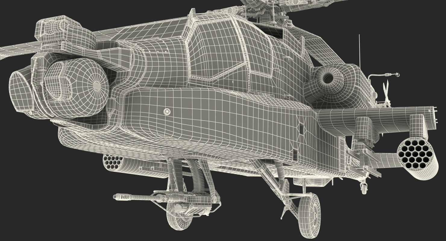 3D AH 64D Apache Longbow