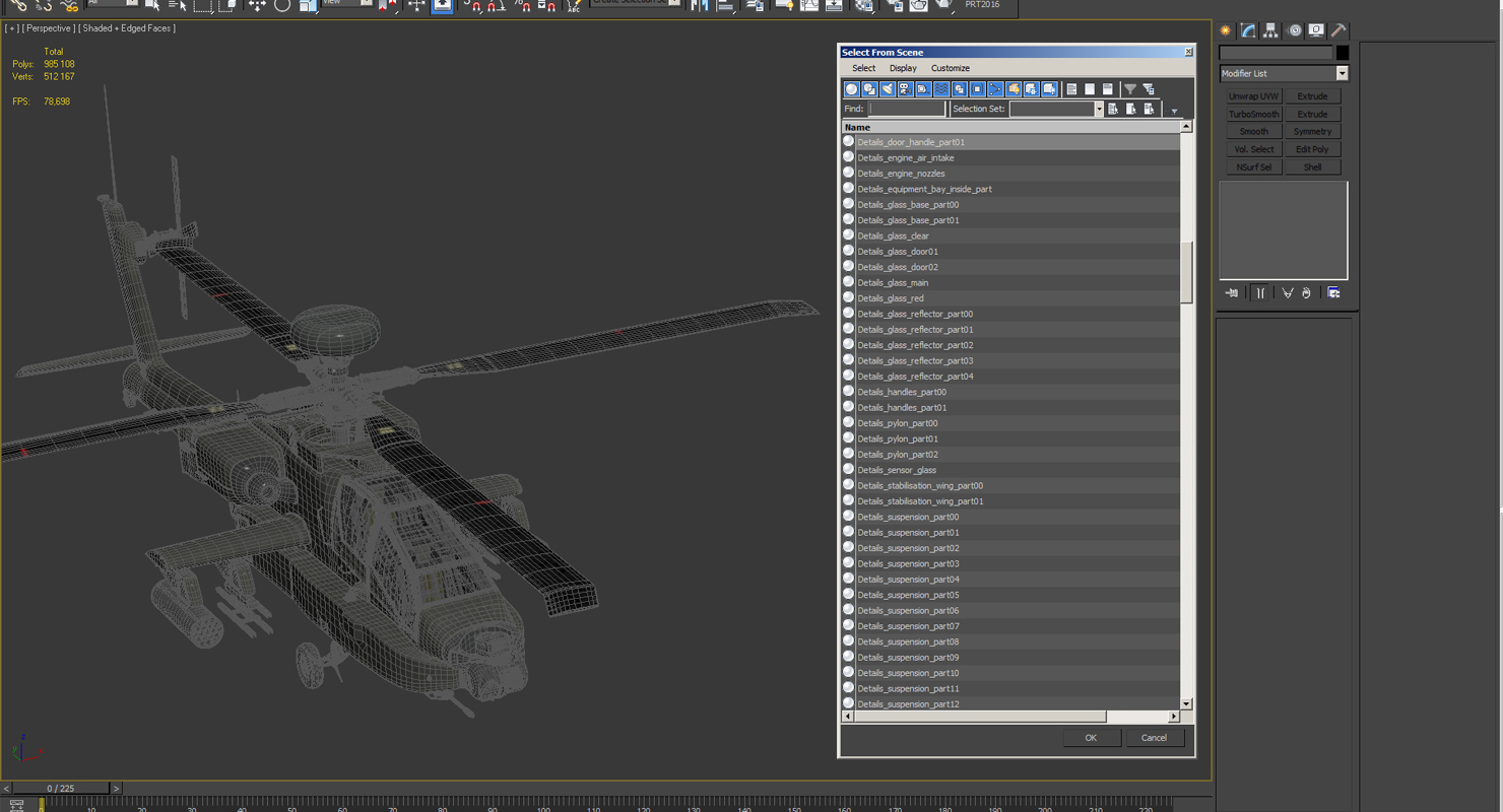 3D AH 64D Apache Longbow