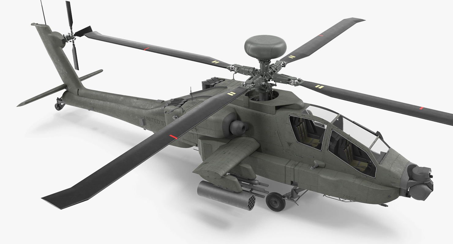 3D AH 64D Apache Longbow