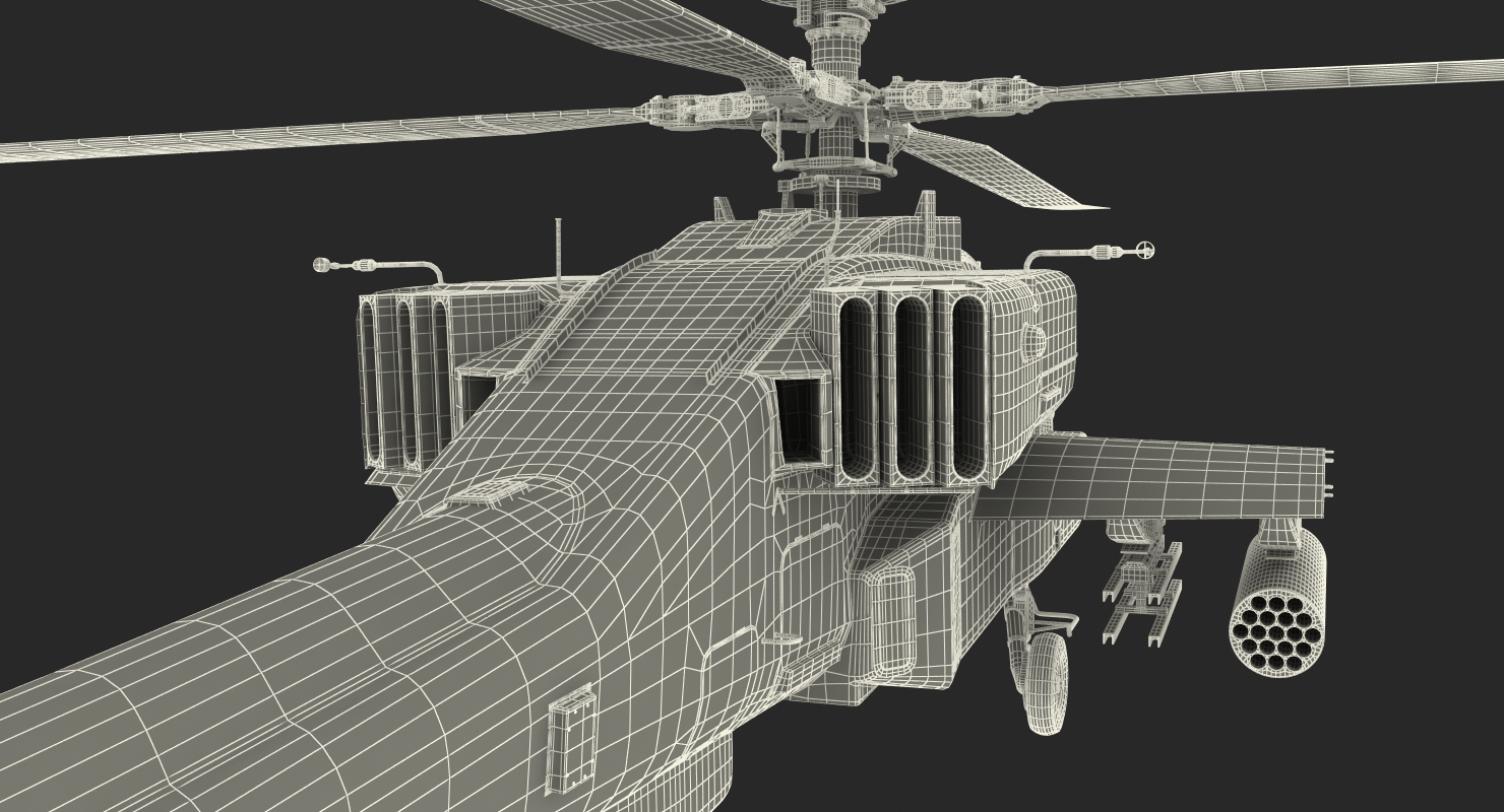 3D AH 64D Apache Longbow