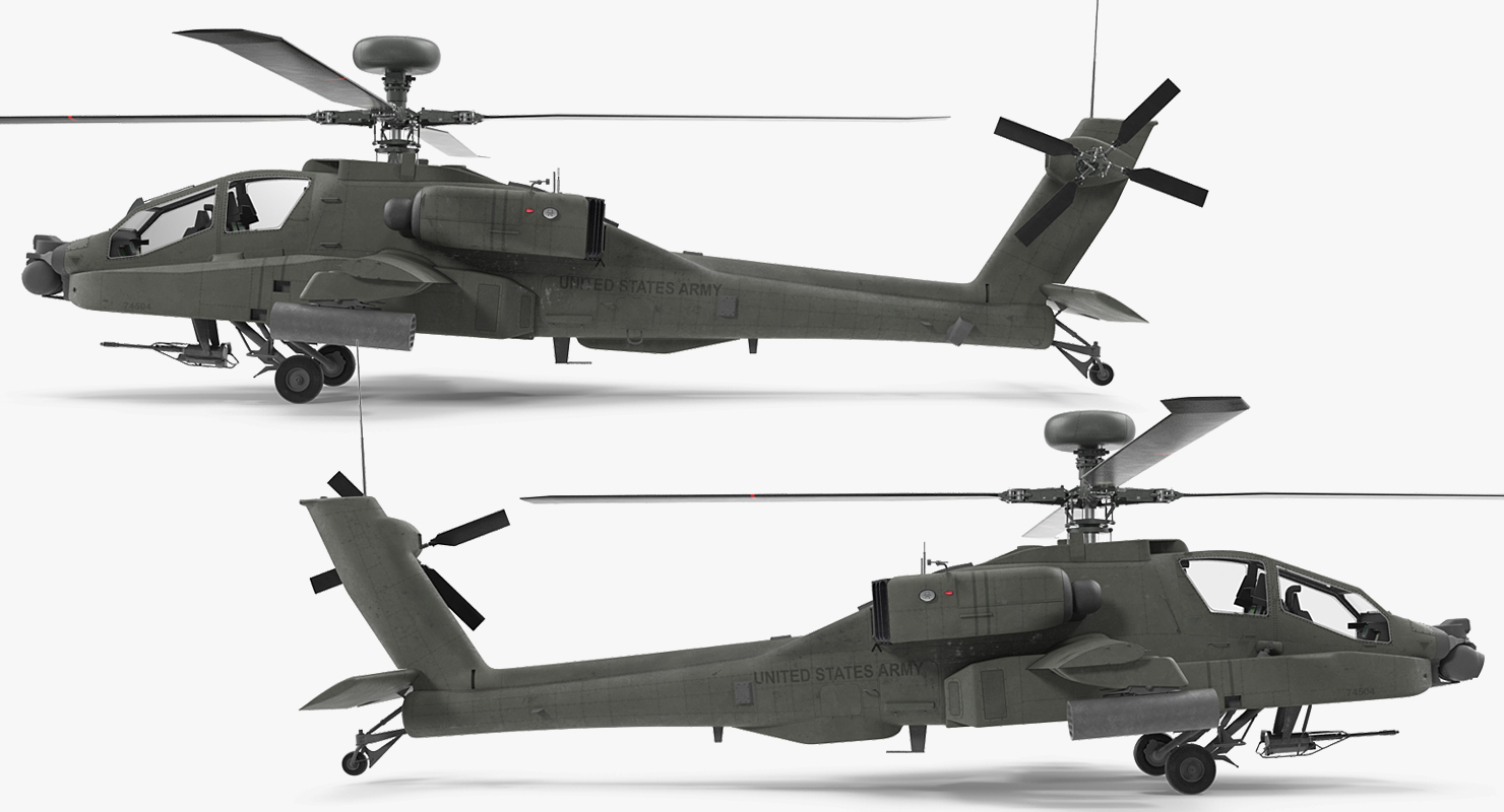 3D AH 64D Apache Longbow