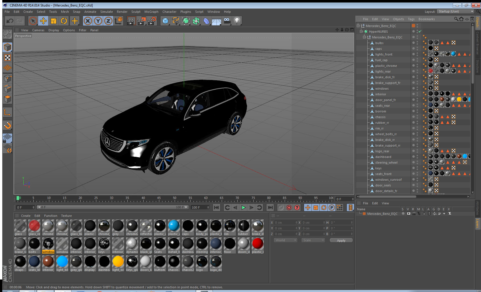 Mercedes Benz EQC 3D
