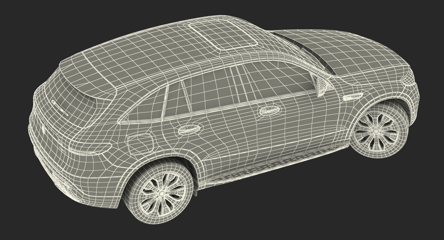 Mercedes Benz EQC 3D