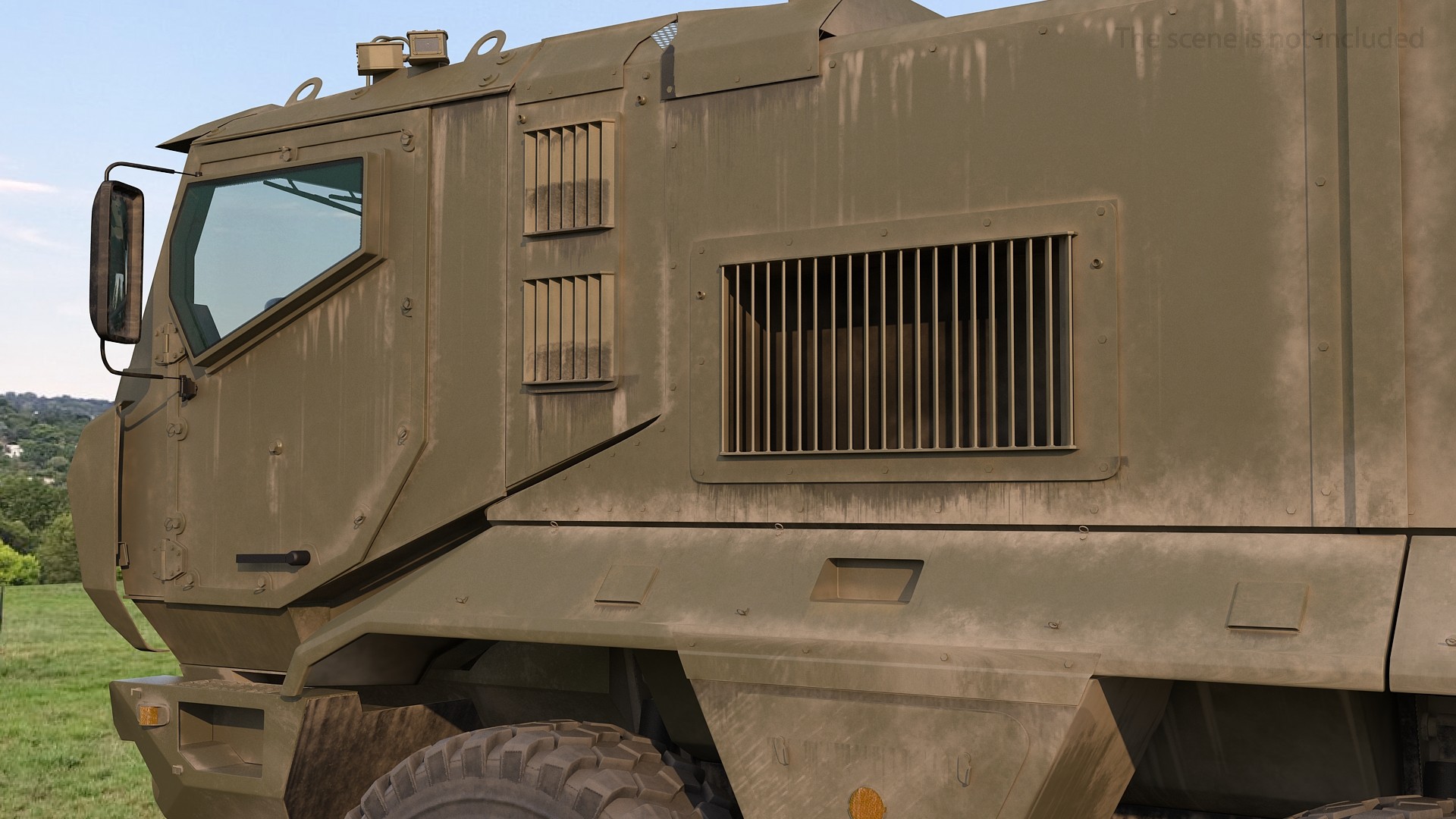 KAMAZ Typhoon Simple Interior 3D model