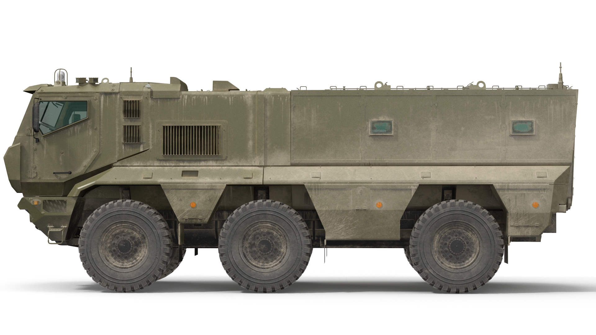 KAMAZ Typhoon Simple Interior 3D model