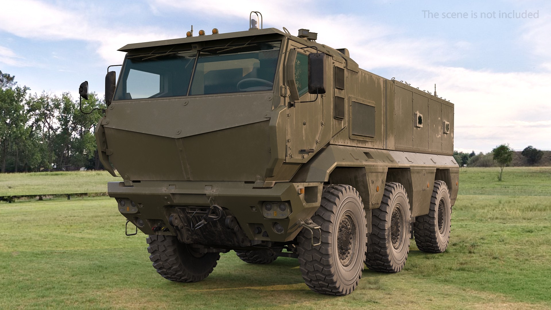 KAMAZ Typhoon Simple Interior 3D model