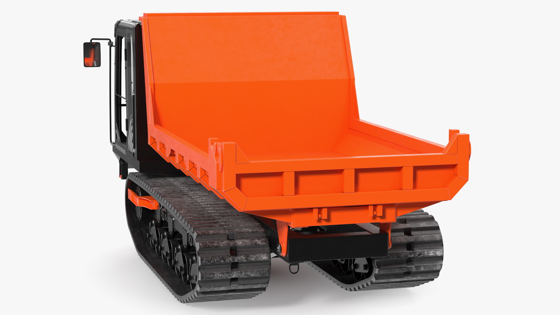 Tracked Carrier Orange New Rigged for Maya 3D