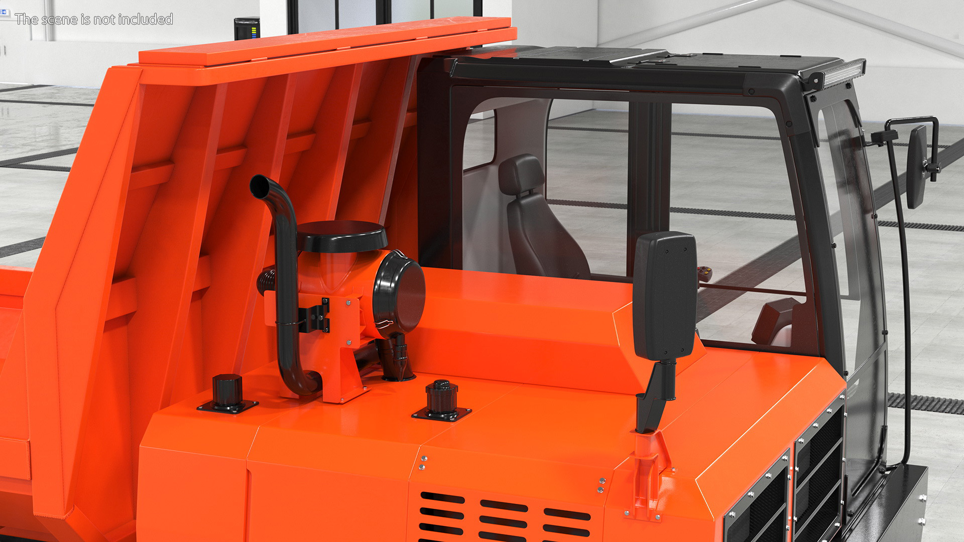 Tracked Carrier Orange New Rigged for Maya 3D
