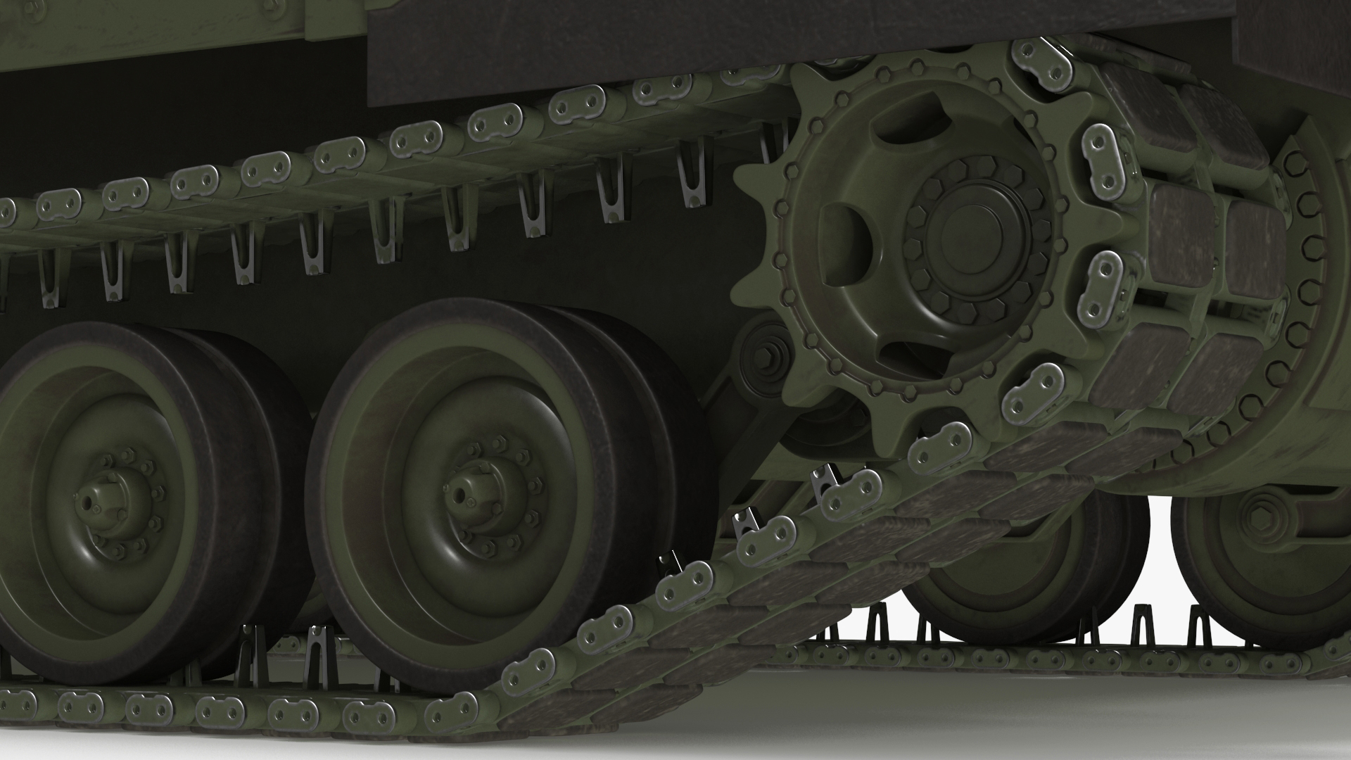 Military Howitzer M109A7 Paladin Rigged 3D model