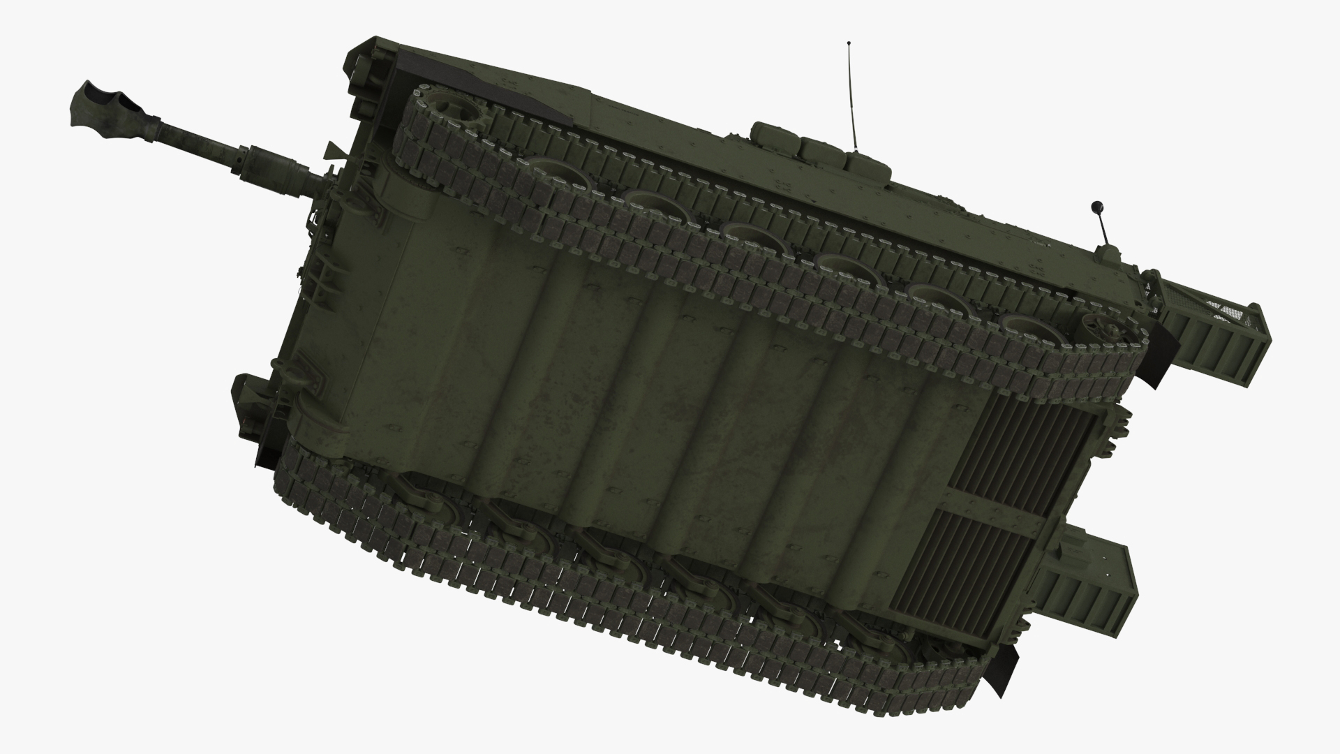 Military Howitzer M109A7 Paladin Rigged 3D model