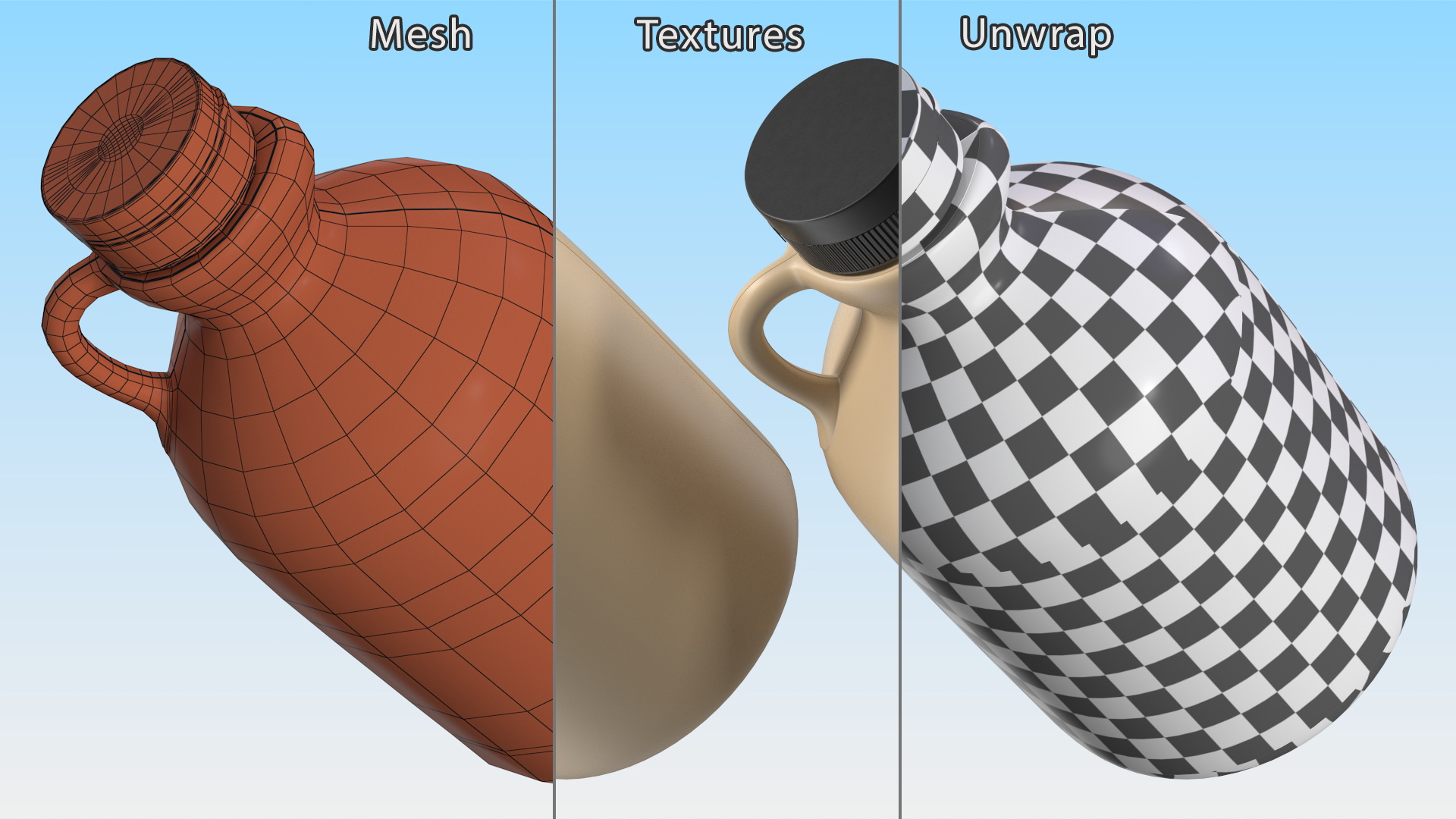 Maple Syrup Flask 3D