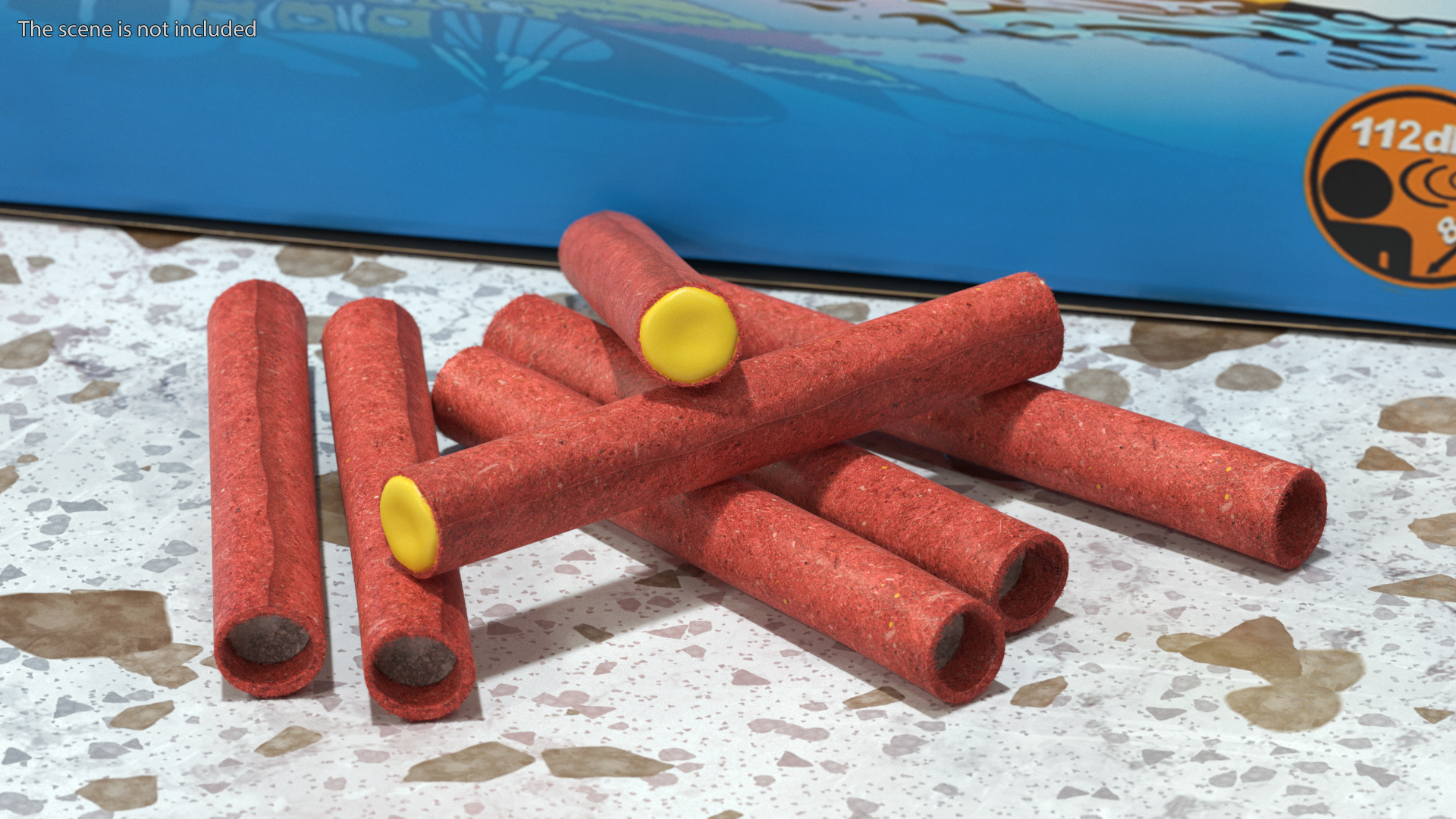 Fireworks Piko Rocket Box Fur 3D model
