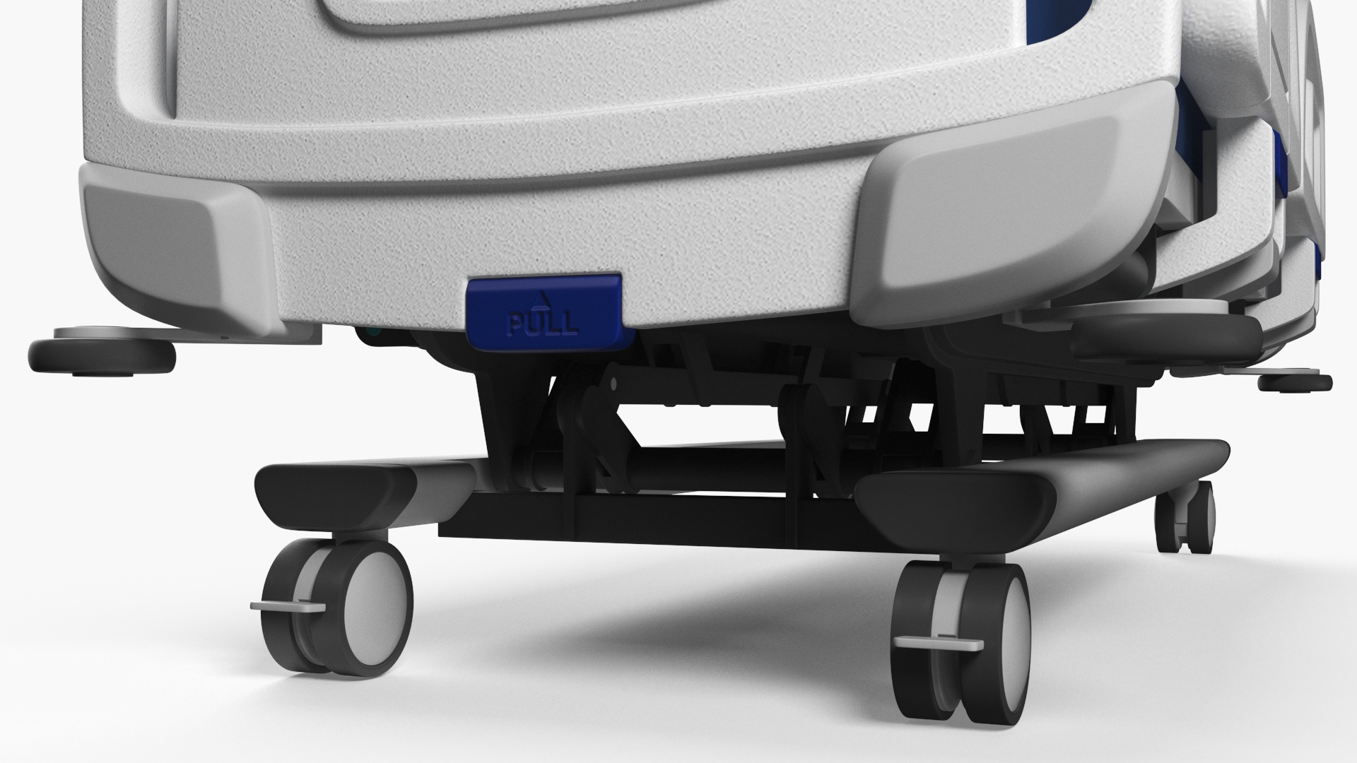 3D Smart Hospital Bed Off State model