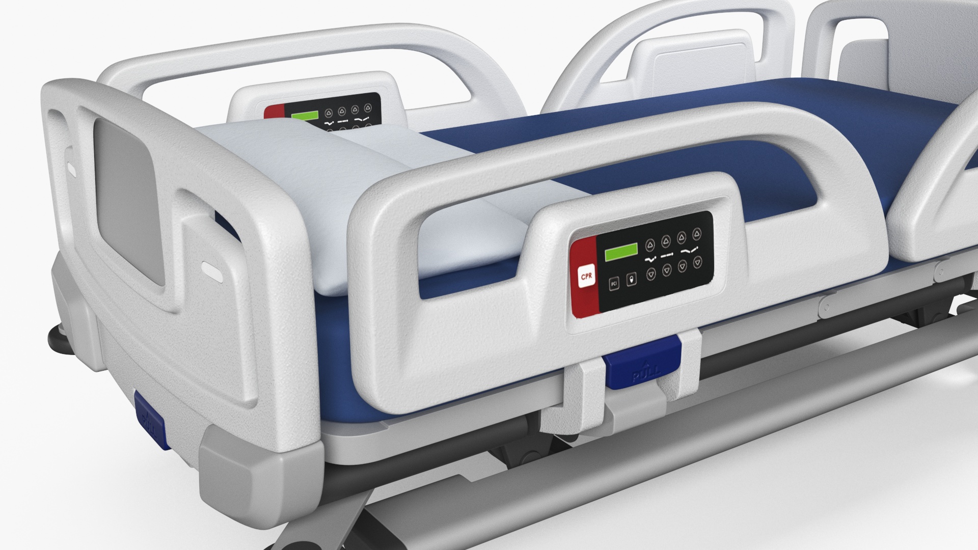 3D Smart Hospital Bed Off State model