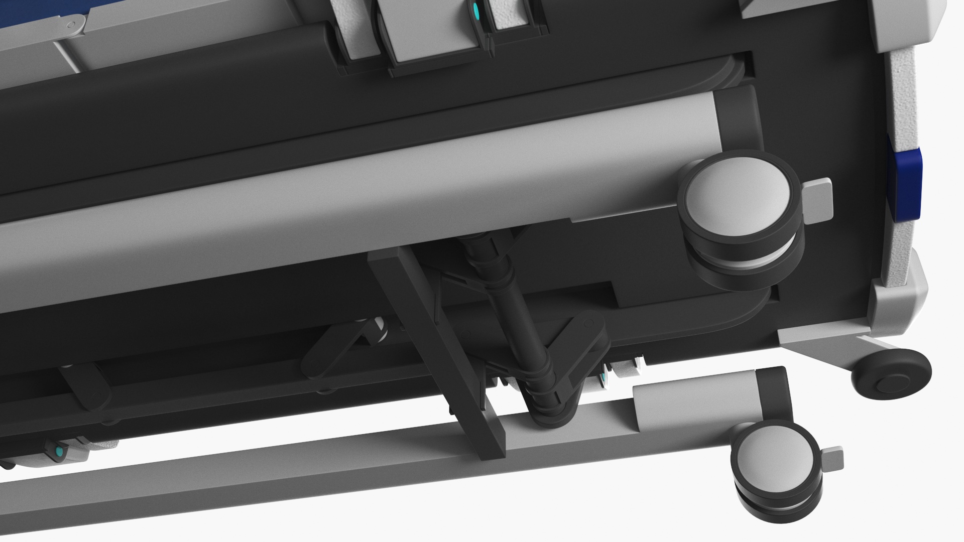 3D Smart Hospital Bed Off State model