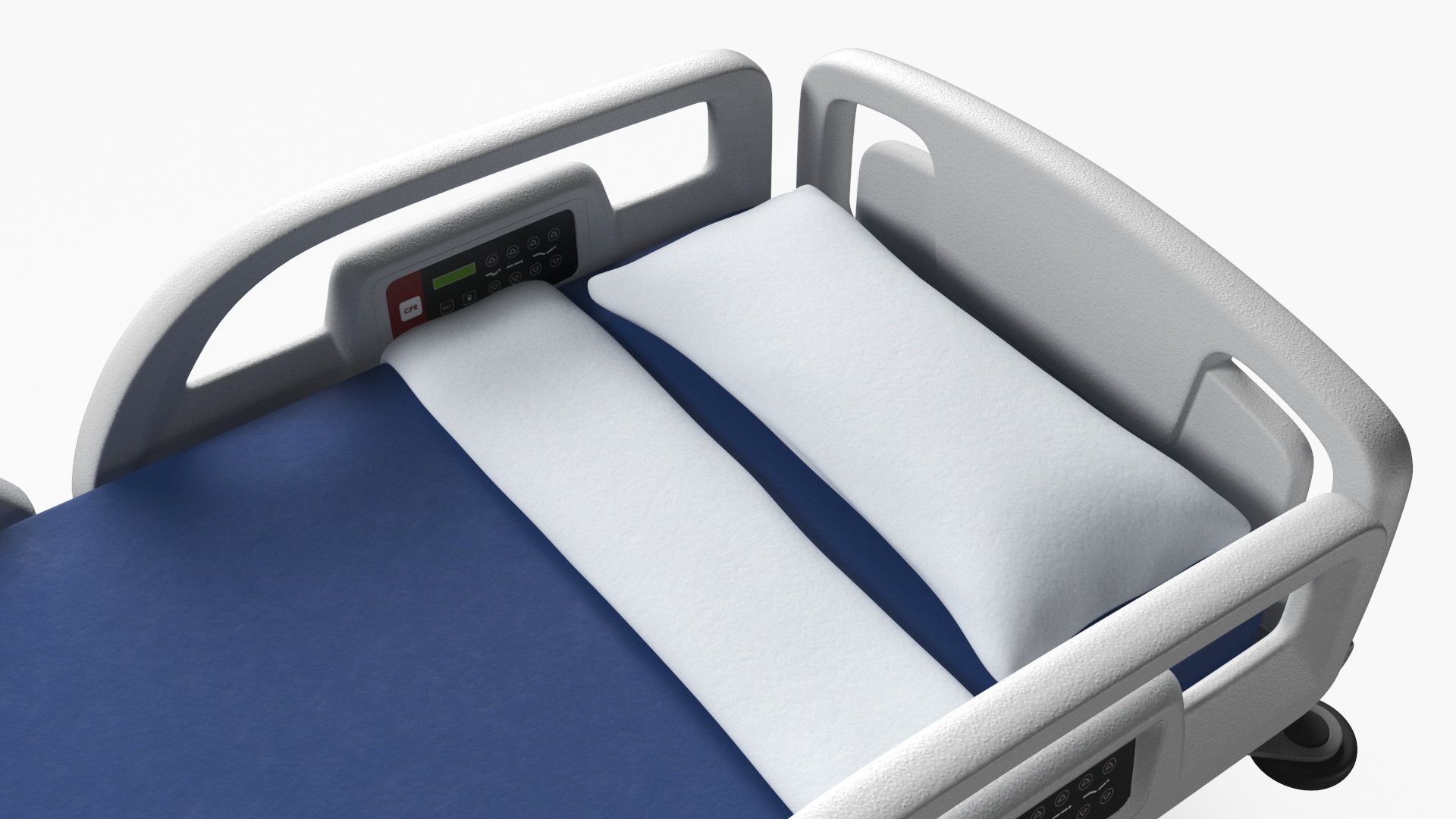 3D Smart Hospital Bed Off State model