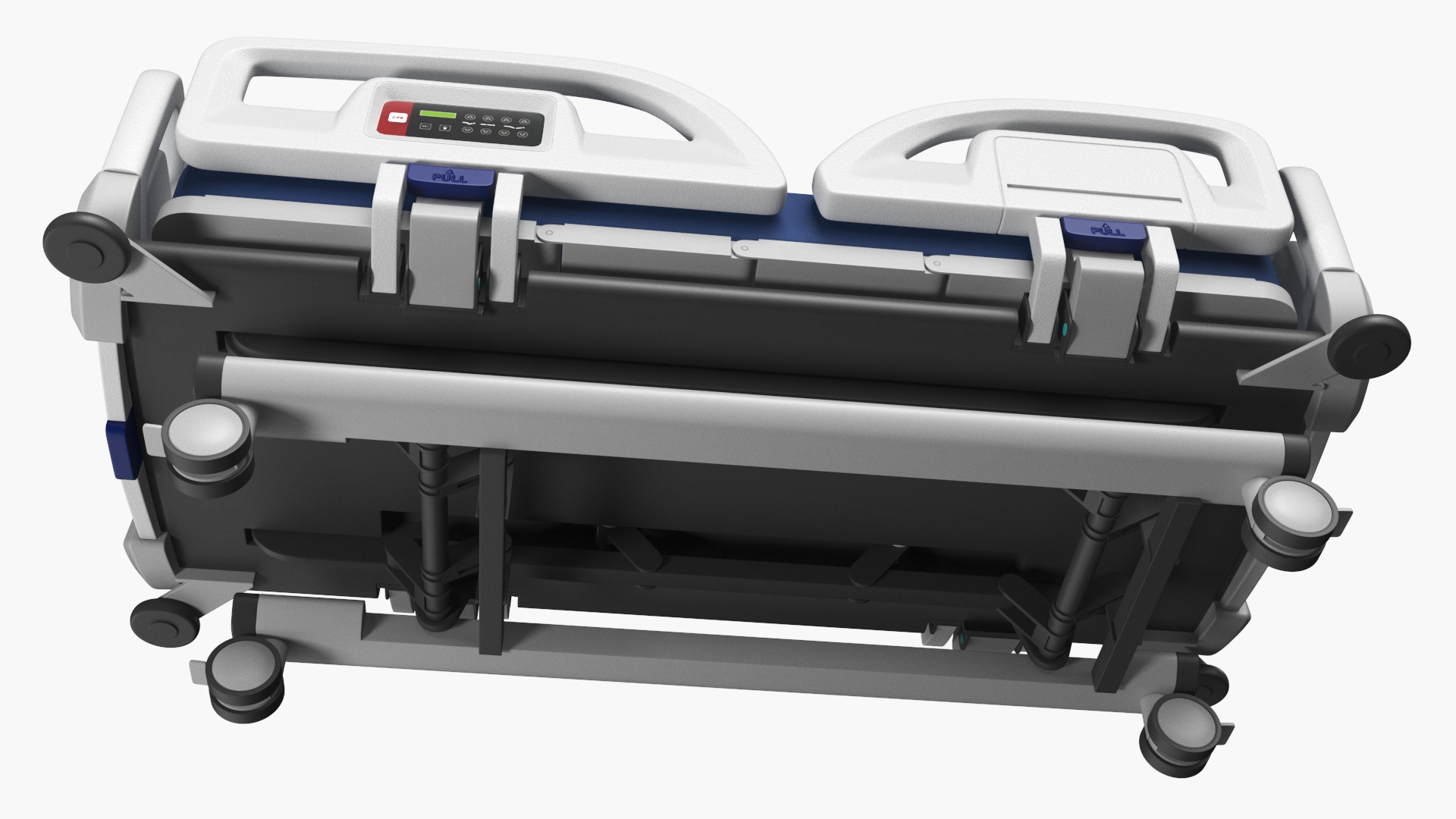 3D Smart Hospital Bed Off State model